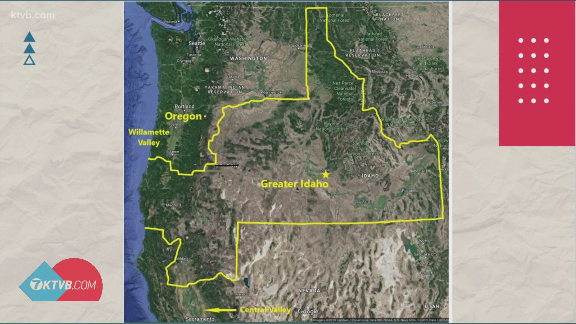 The president of Move Oregon's Borders told the committee that some Oregonians are willing to lose some of their freedoms granted under Oregon law to be in Idaho.