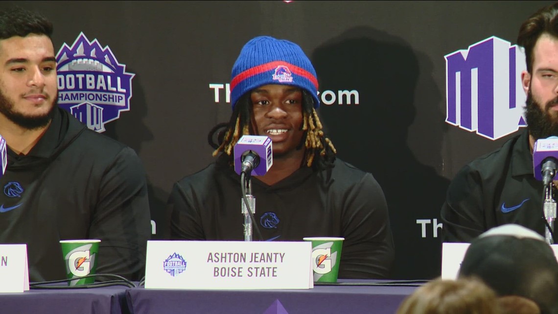 Live in Las Vegas Ashton Jeanty ready to lead Boise State into battle