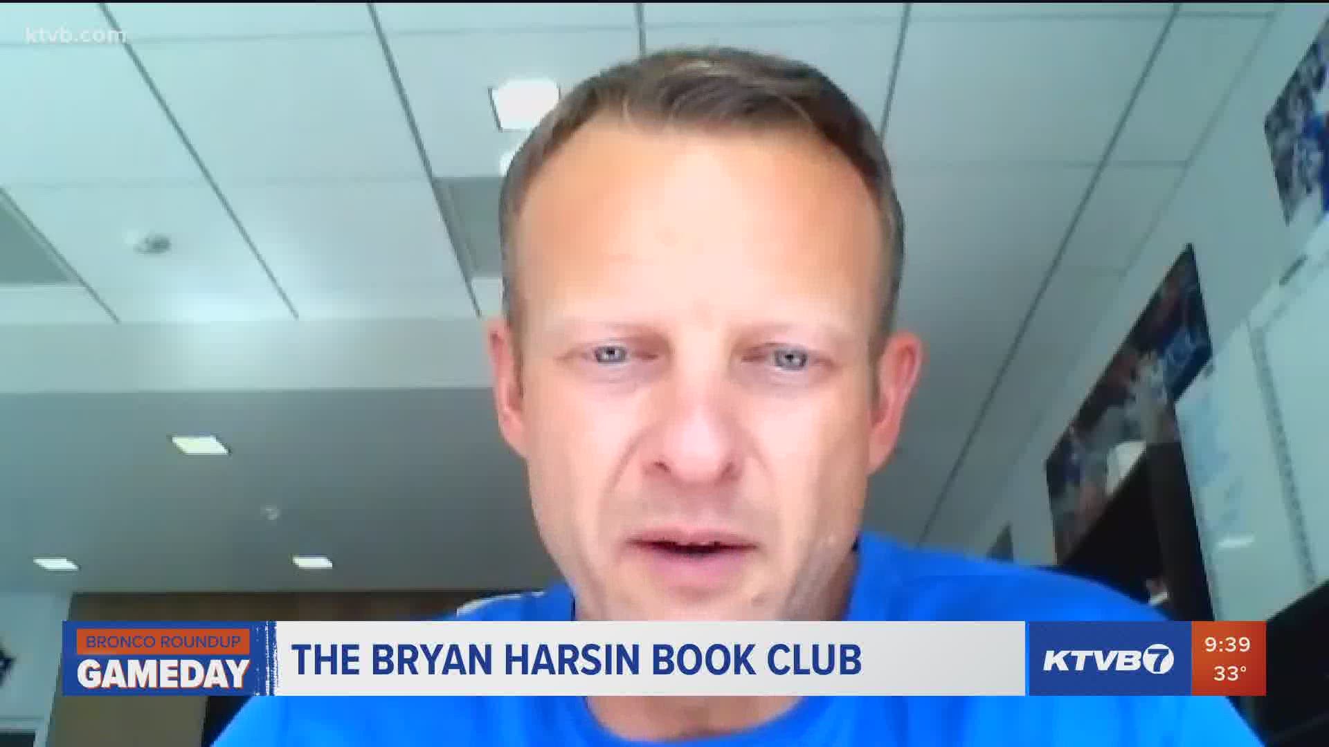 Boise State coach Bryan Harsin asked the younger Broncos to read one of his favorite books to encourage conversation about discipline and hard work.