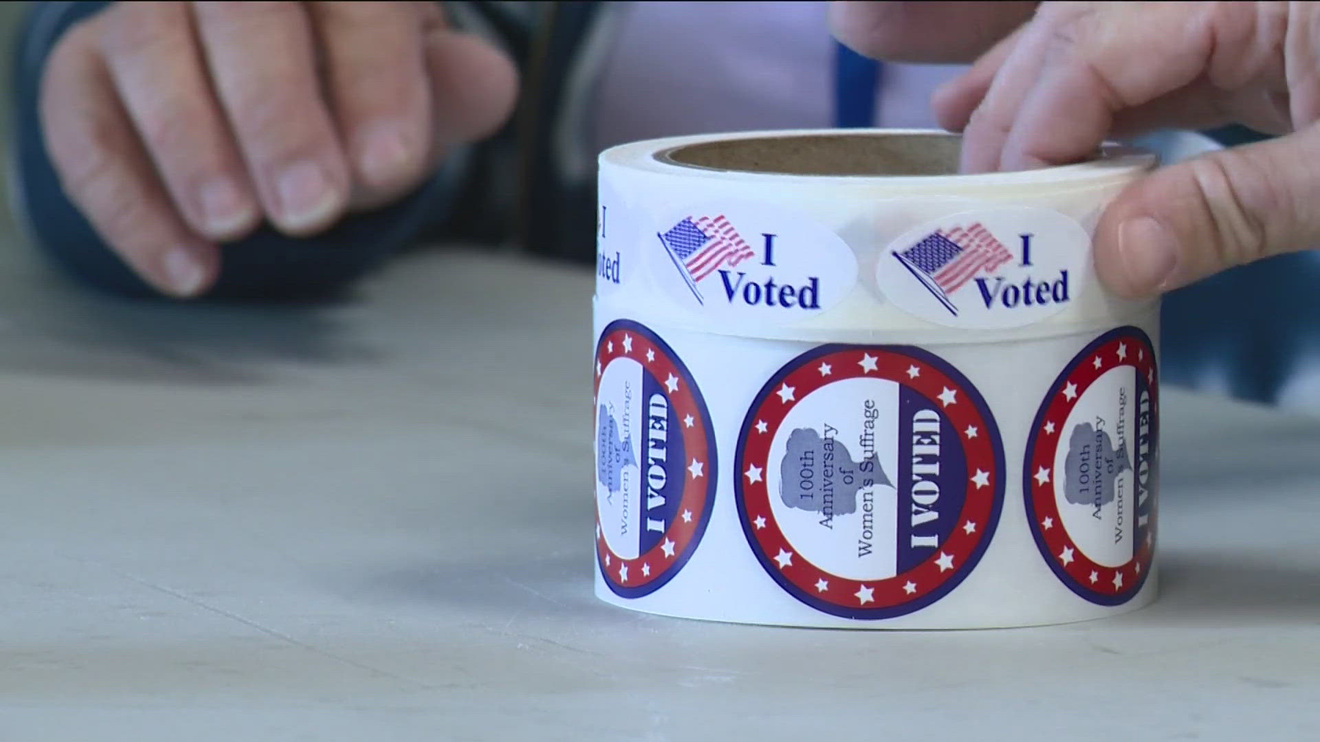 First-time voters are casting their ballots in Idaho.