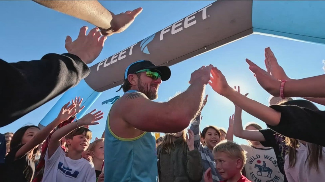 25 marathons in 2025: Boise man runs to raise funds for youth sports and fitness access
