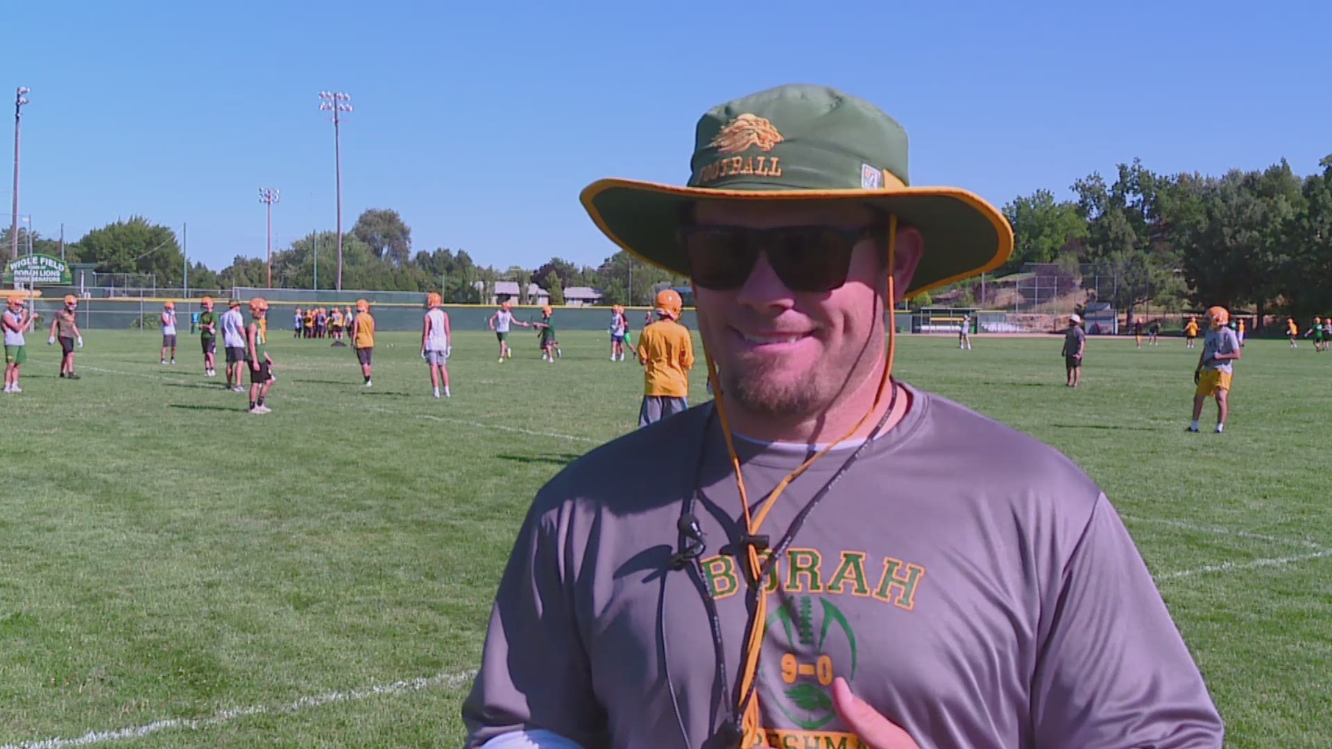 Borah High School football head coach Jason Burton talks about the Lions' upcoming season after graduating several all-conference players.
