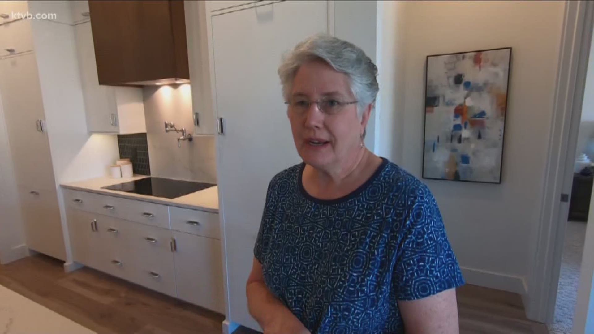 Sheryl Messinger got a first look at her new home in Meridian's Hillsdale Creek Community.