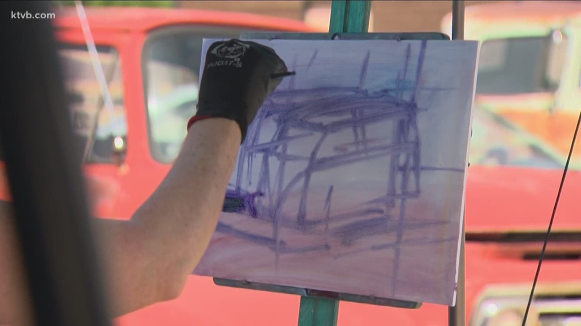 The weather warming up means more people are heading outside to enjoy it. But outdoor adventurers aren't the only ones who like to take advantage of days like these. So do plein air painters.