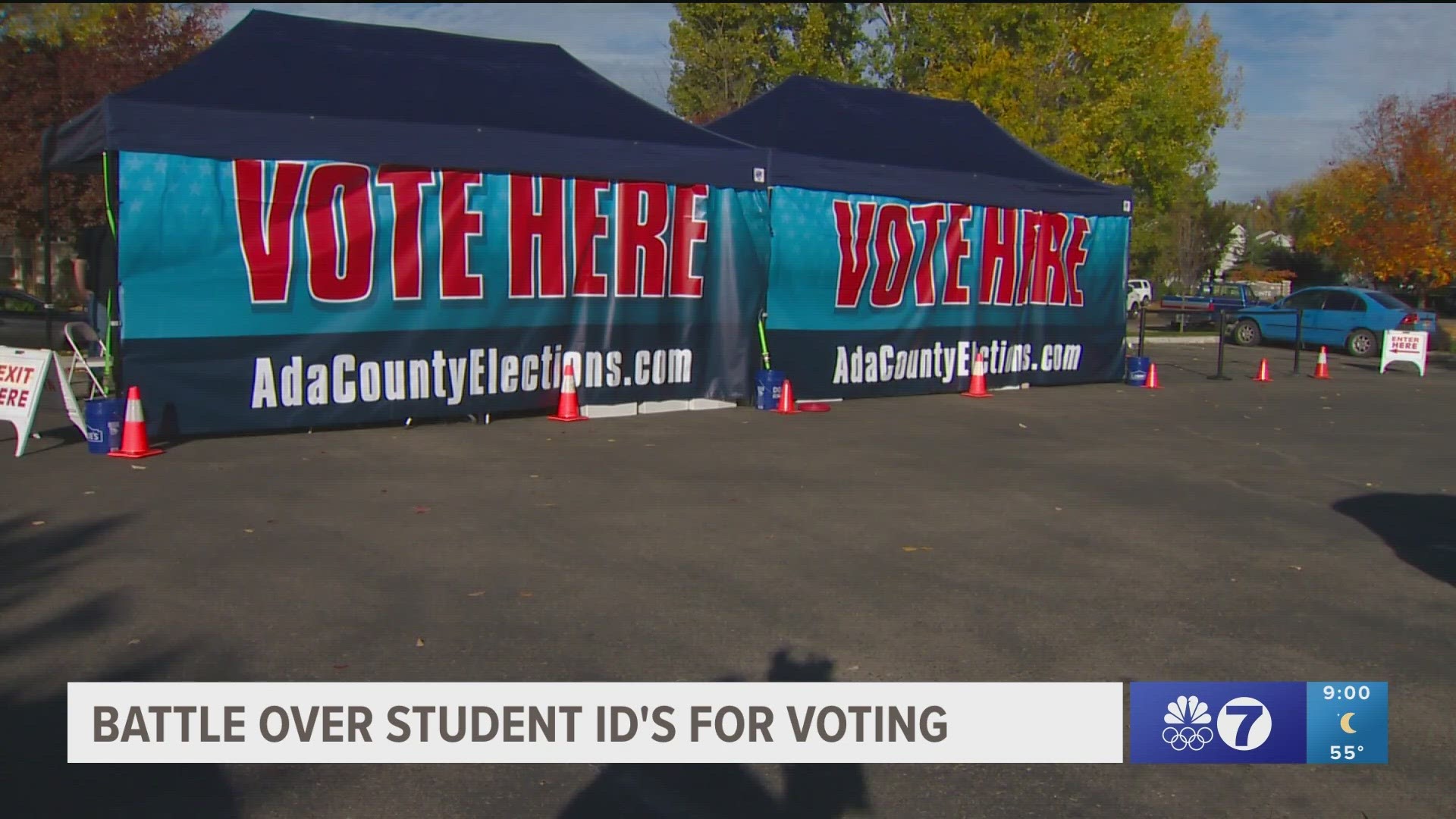 Opposers of recent voting laws say it is unfair for students.