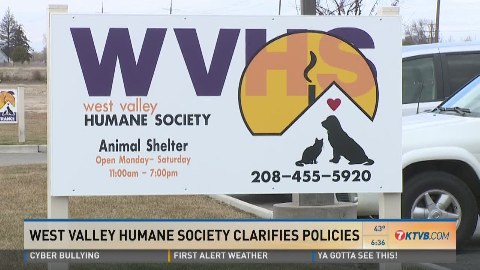 West Valley Humane clarifies policies