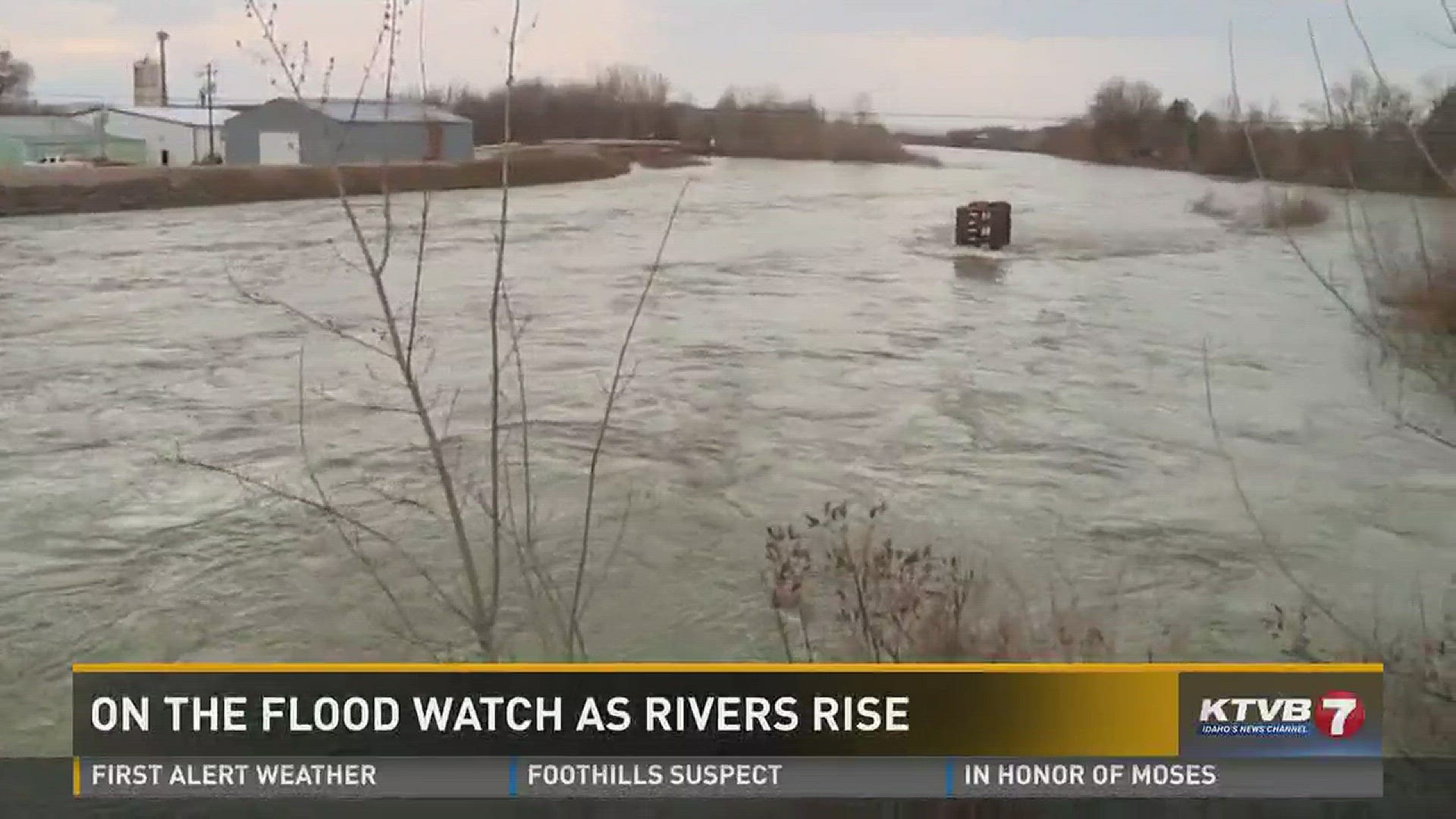 On the flood watch as rivers rise.