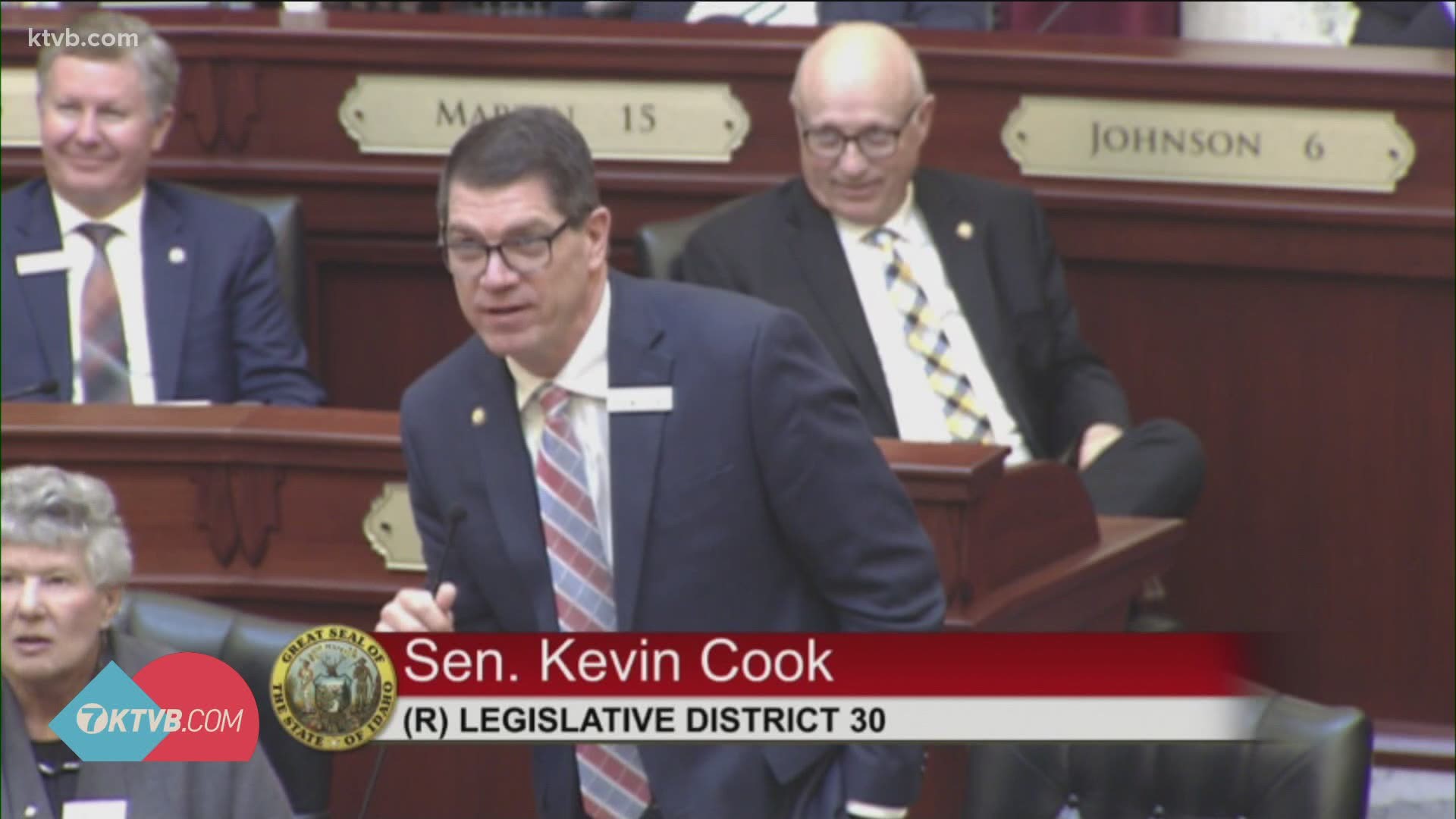 Sen. Kevin Cook (R-Idaho Falls) decided to try to get his daughter a date after the Idaho Senate adjourned for its COVID-19 induced recess.