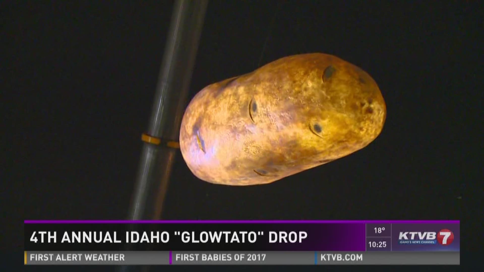 Thousands of revelers welcomed the arrival of 2017 with the 4th annual Idaho Potato Drop.