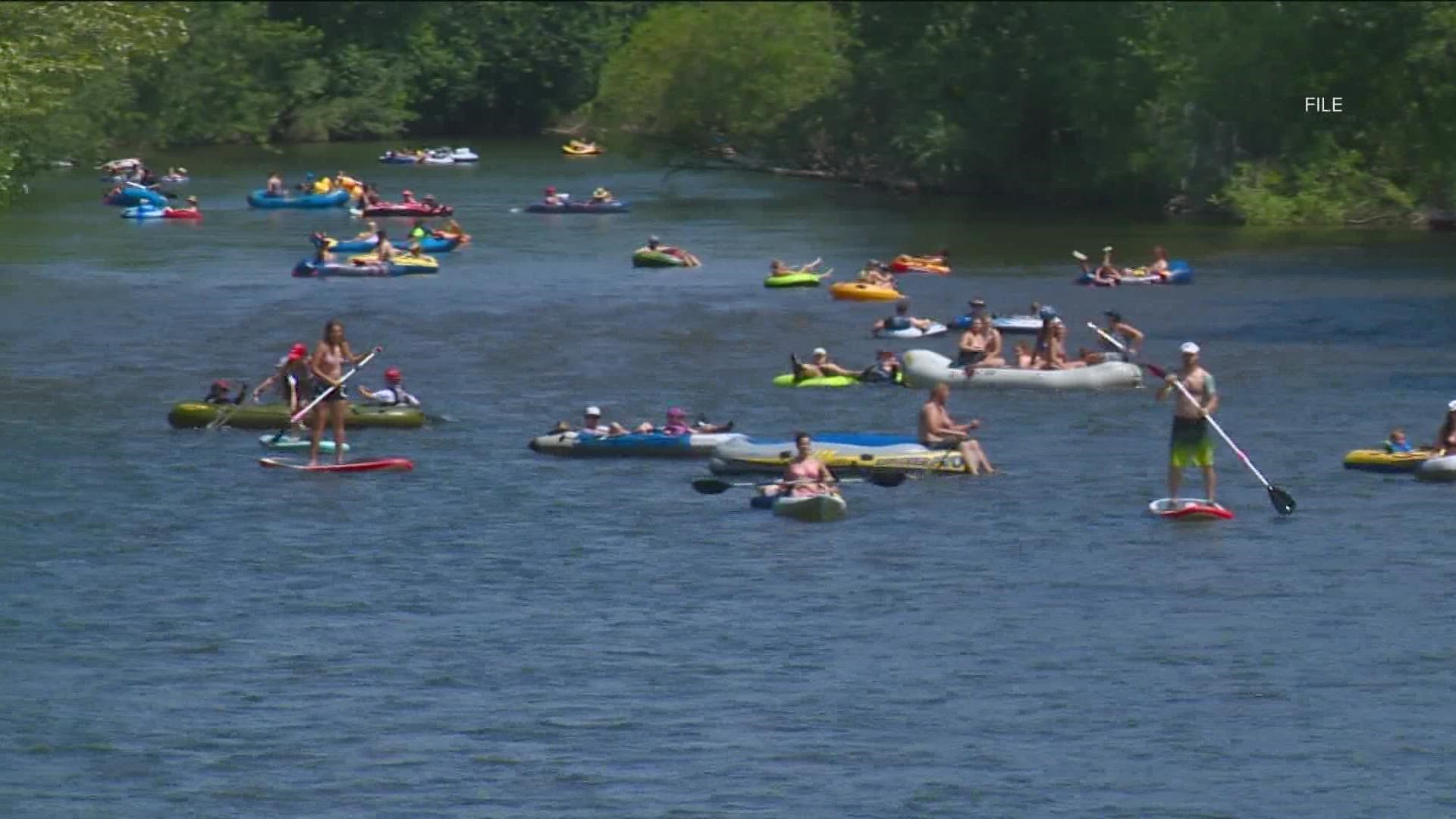 Boise River float season will begin Monday, June 27, the first triple digit temperature day of this year.