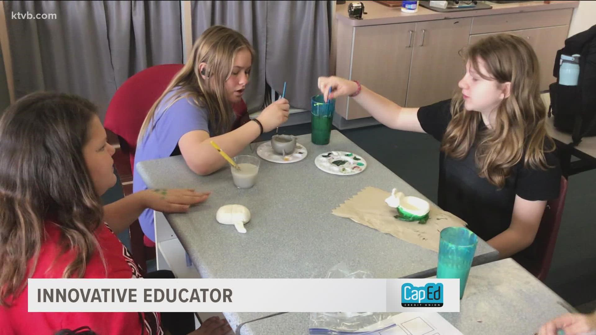 Two Nampa teachers featured this week foster creative thinking in and out of their non-traditional classrooms.