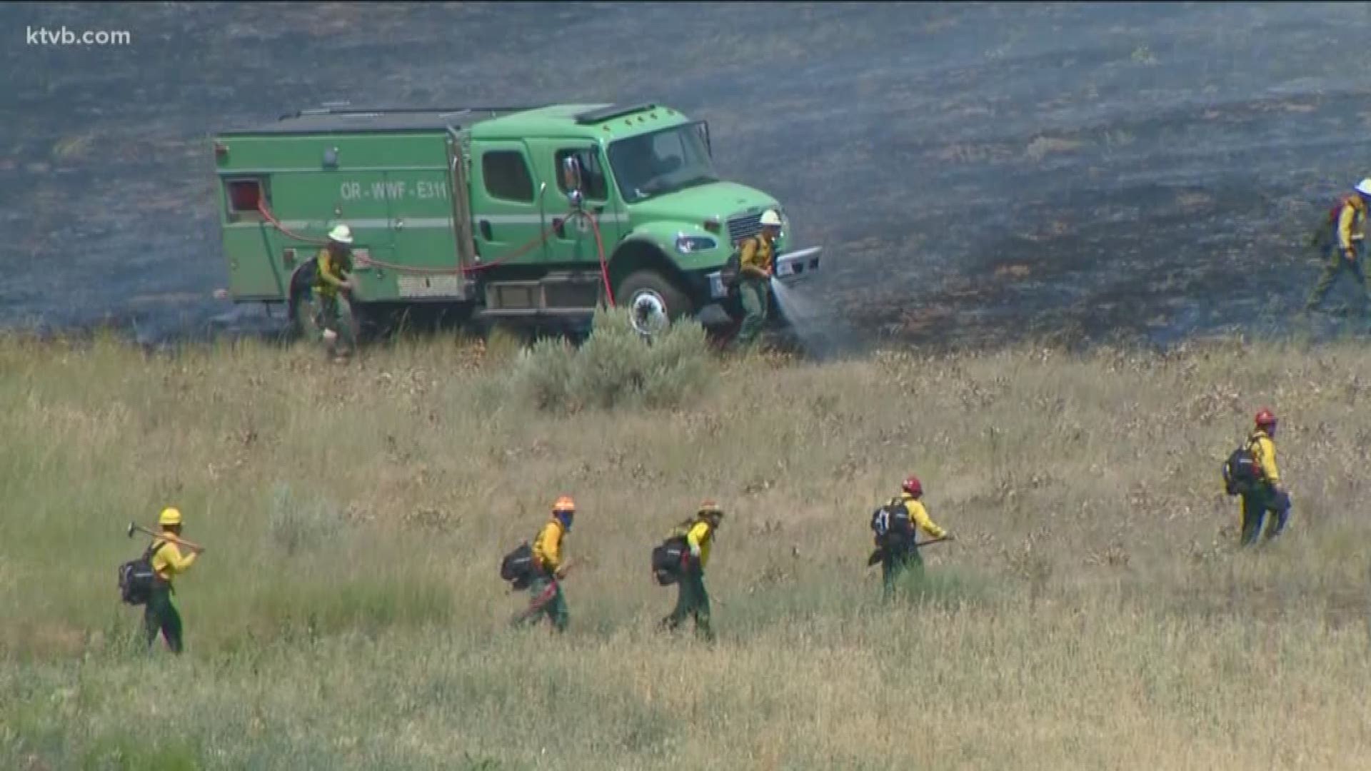 Some residents in the area have been forced to evacuate their homes.