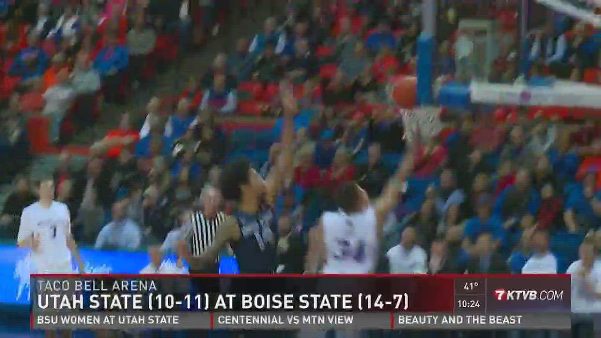Men's basketball: Utah St. at Boise St. highlights