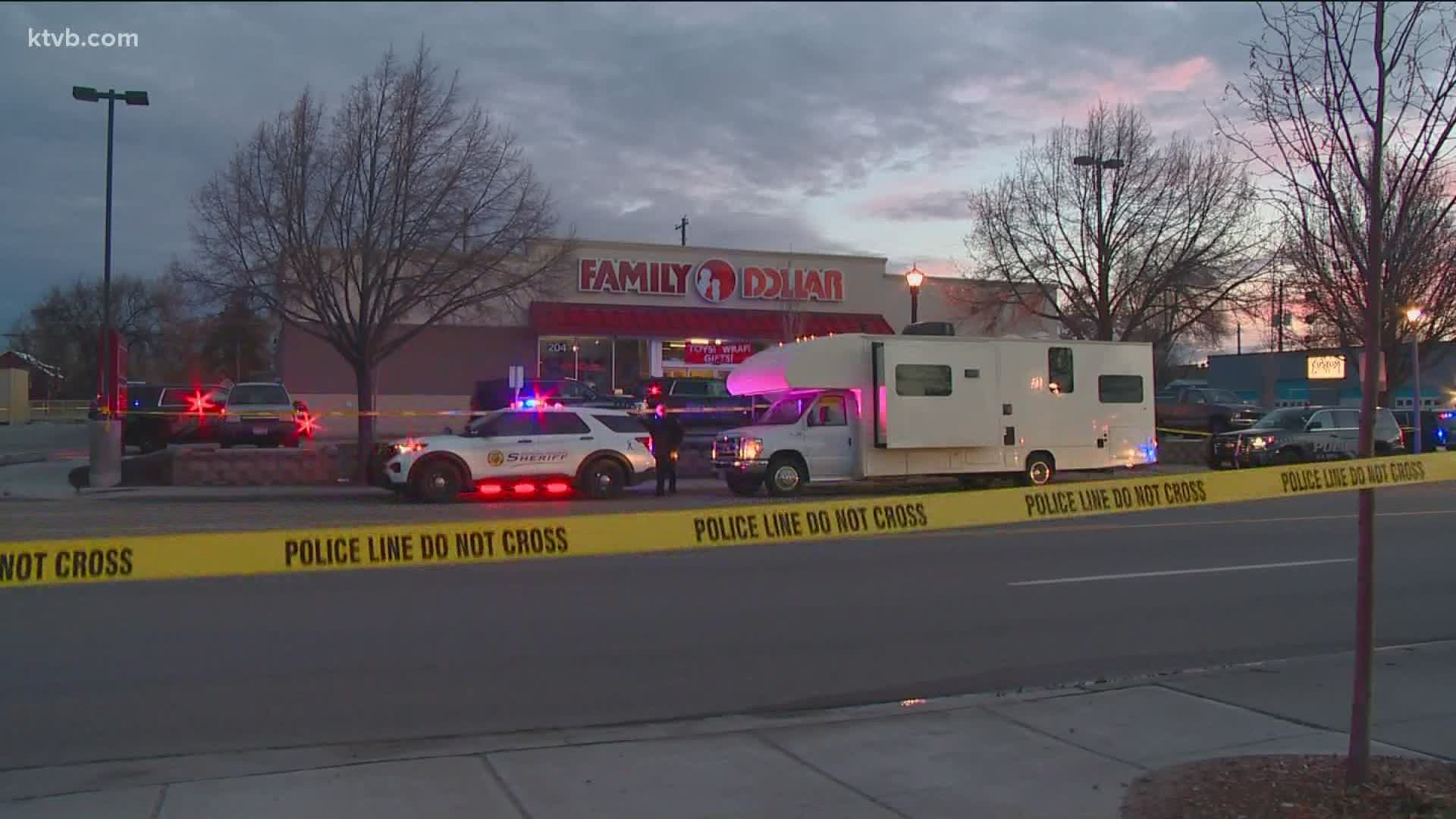 The incident left one man dead and sent a Nampa Police officer to the hospital with a stab wound to his face, according to the Nampa Police Department.