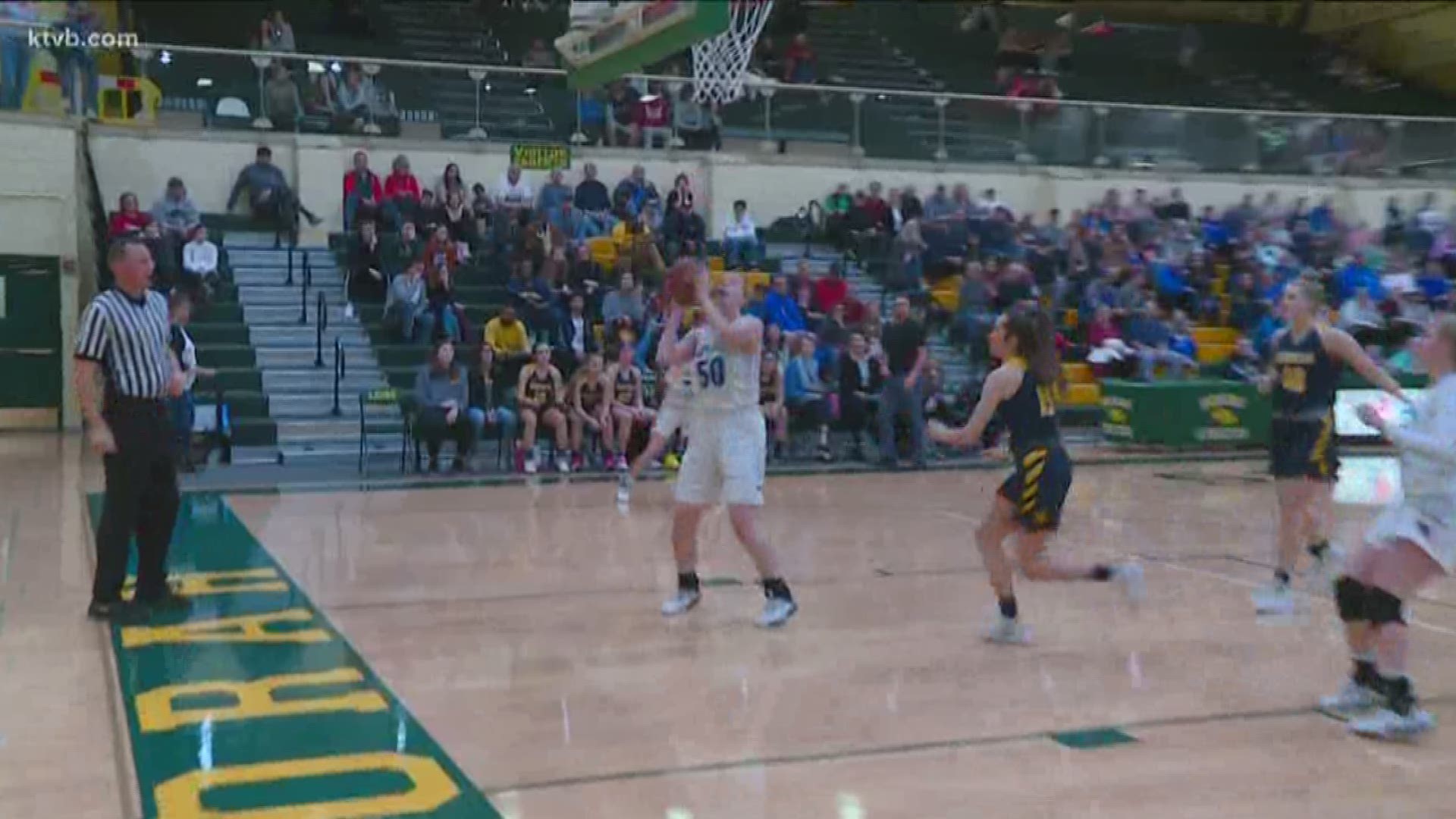 Timberline vs. Meridian girls district basketball semi-final highlights from February 8, 2020.