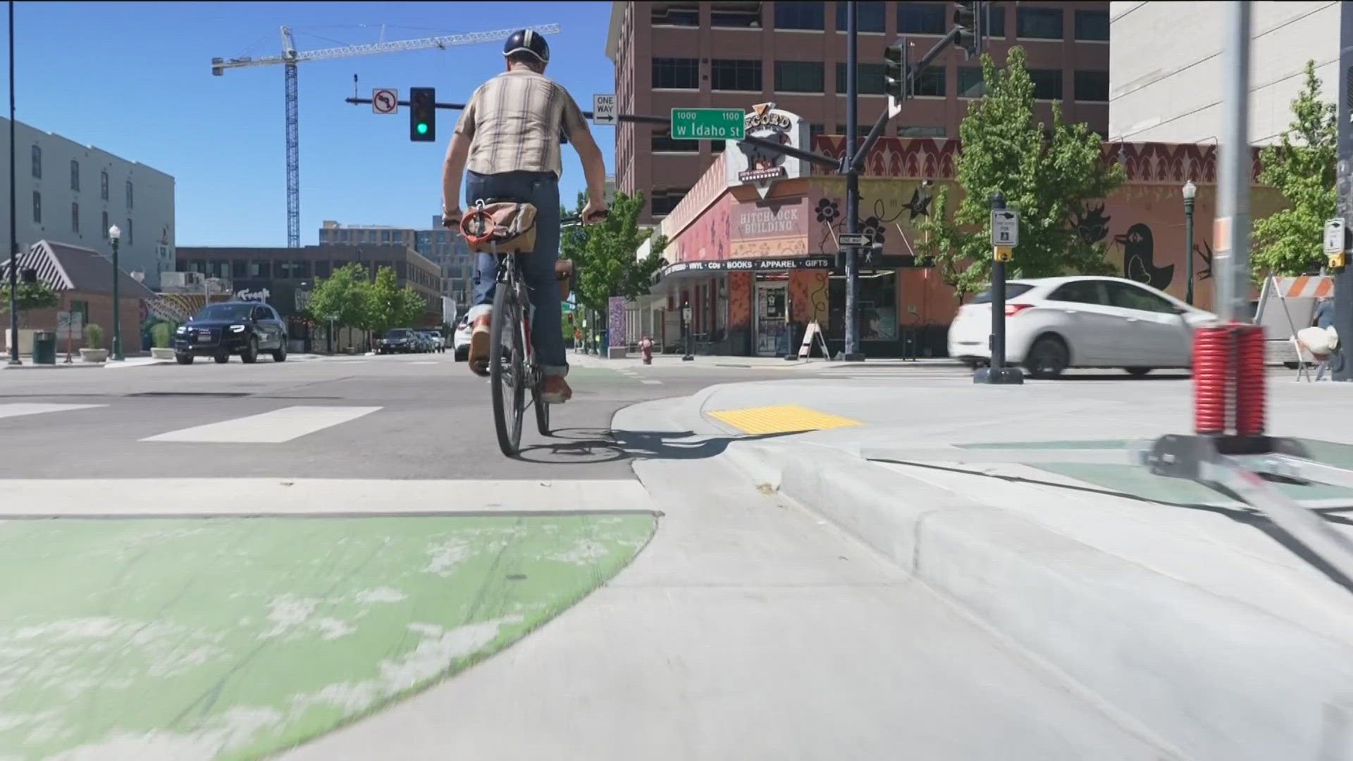 For National Bike to Work Day, KTVB photojournalist Jason foster did just that as we learn more about the purpose behind the day.
