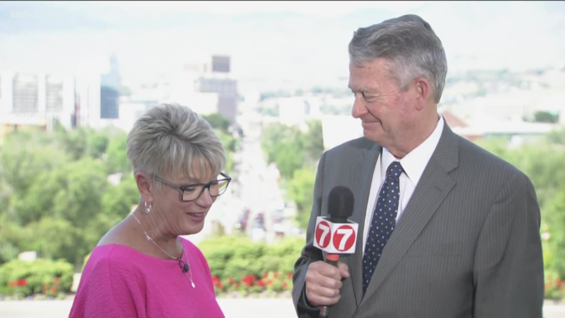 Dee Sarton was joined by Idaho Gov. Brad Little on her final News at Five.