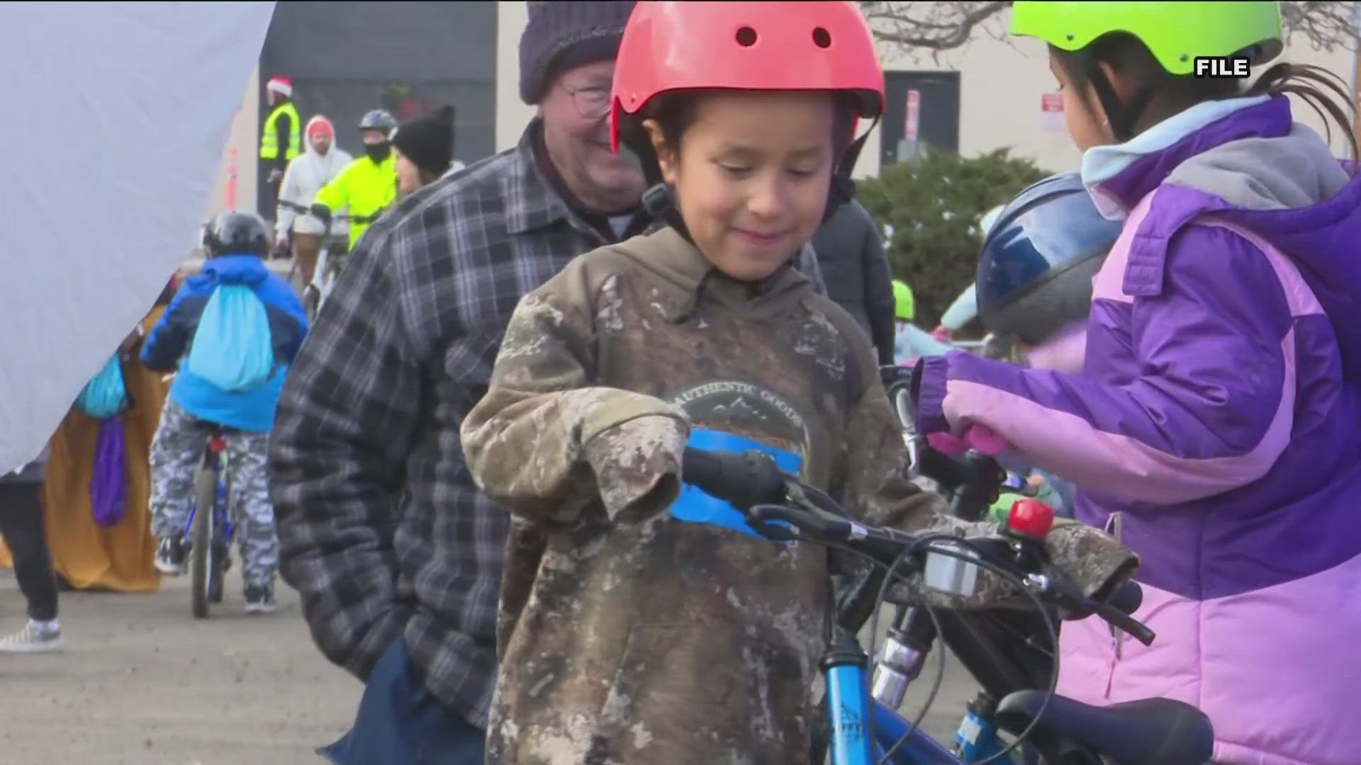 The 19th annual Holiday Kids Bike Giveaway is underway, with the giveaway itself planned for December 13.
