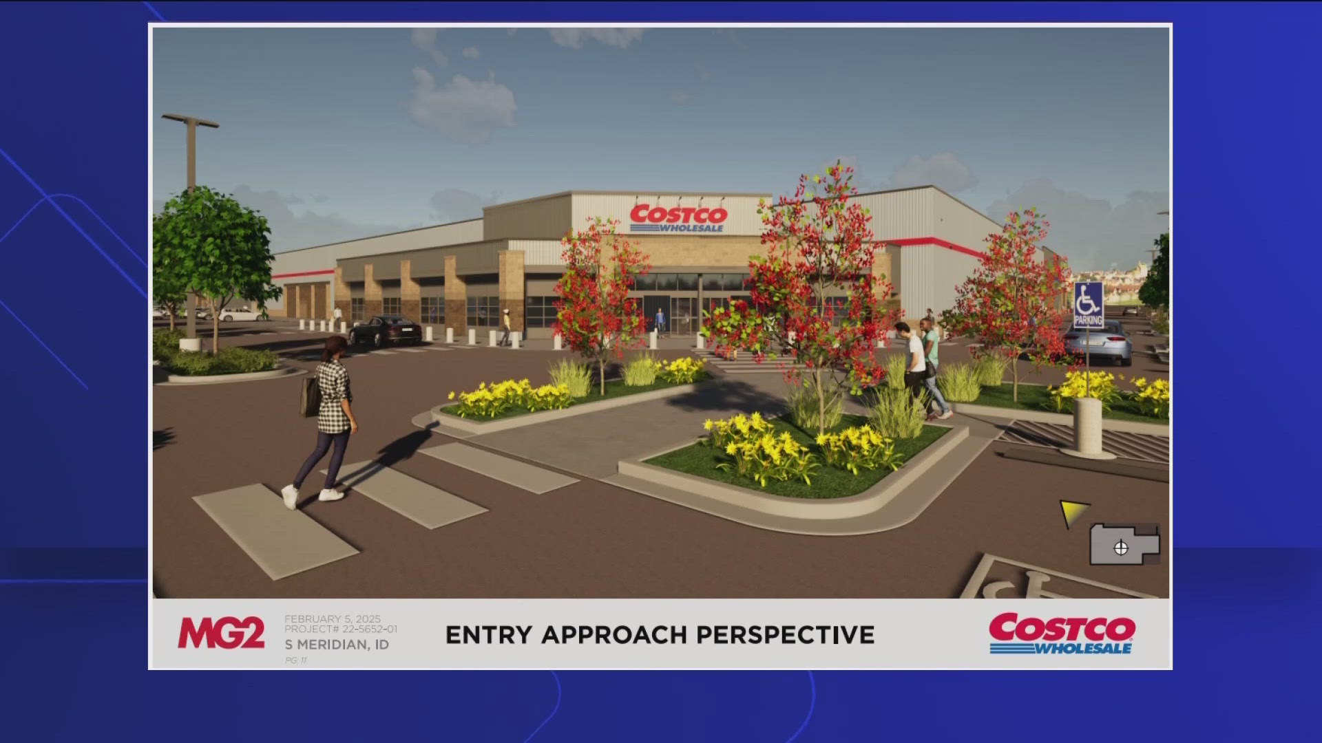 Costco Wholesale filed permits to build a new store in south Meridian with the city Wednesday night. 