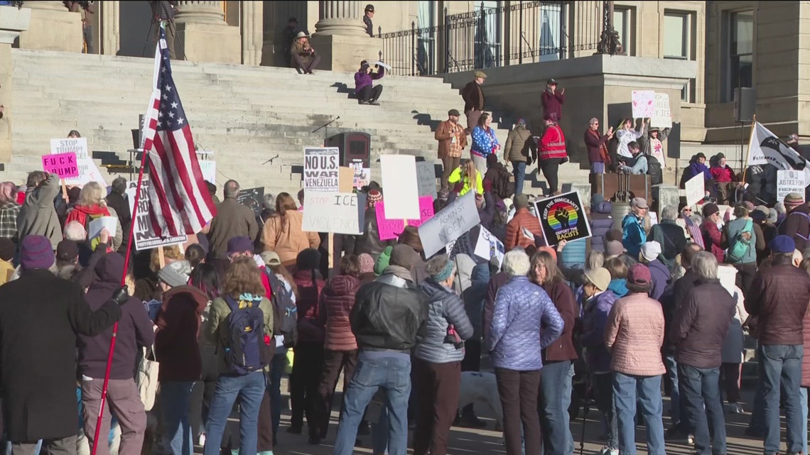 'Acknowledge humanity and dignity': Hundreds rally at Idaho Capitol ahead of legislative session