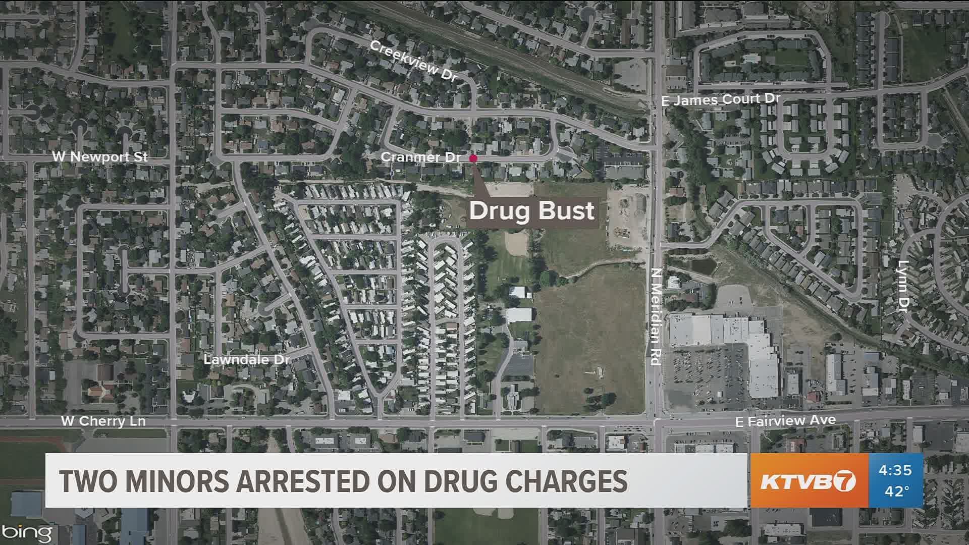 Two teens arrested in Meridian on felony drug charges | ktvb.com
