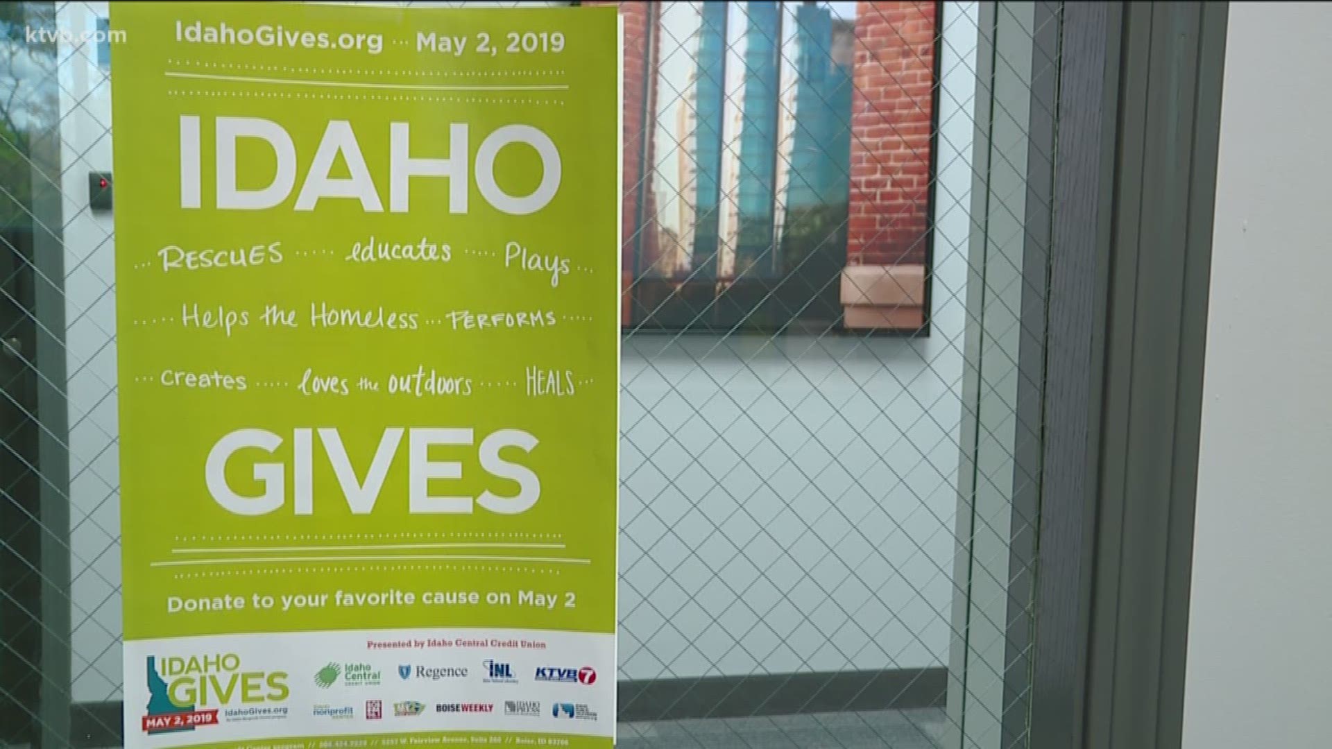 Now in its seventh year, Idaho Gives is hoping to raise $1.7 million for Idaho nonprofits on Thursday, May 2, 2019.