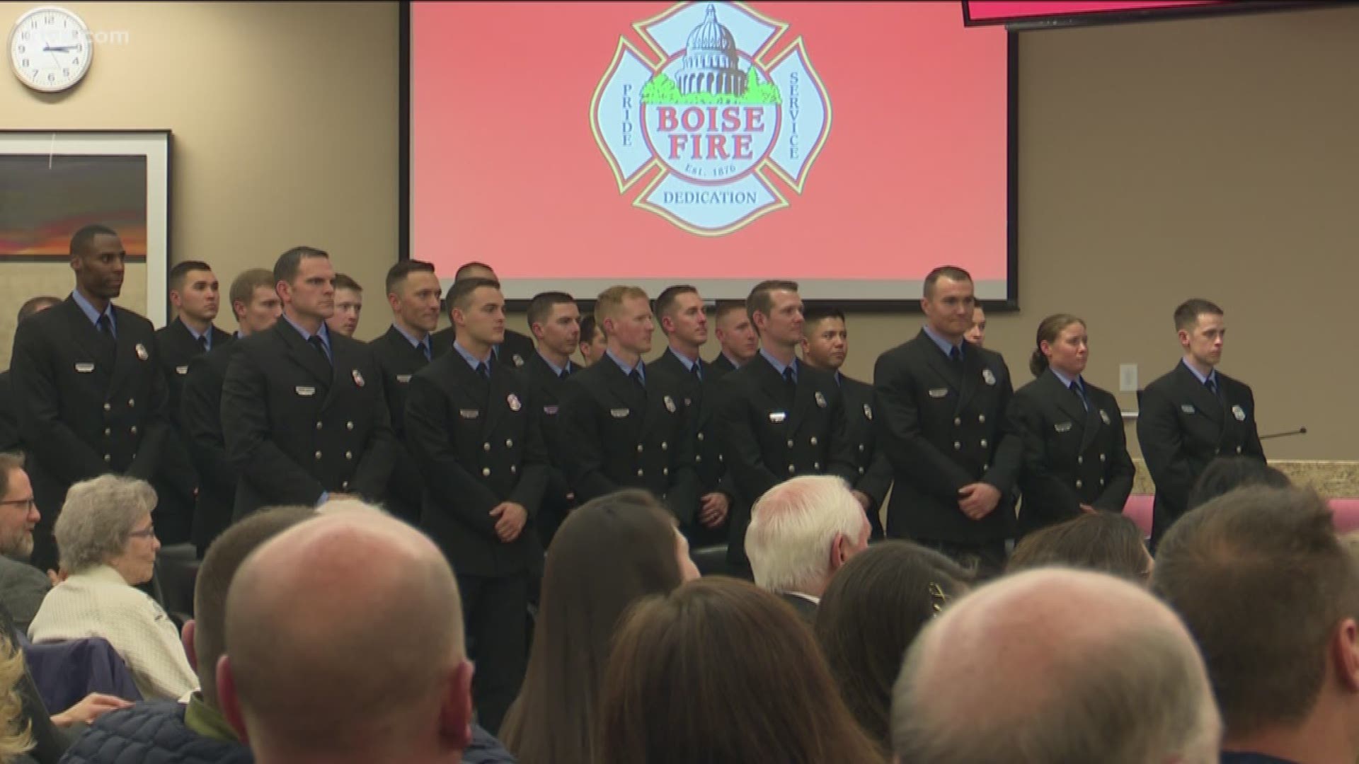 It is the largest graduating class in the fire department's history.