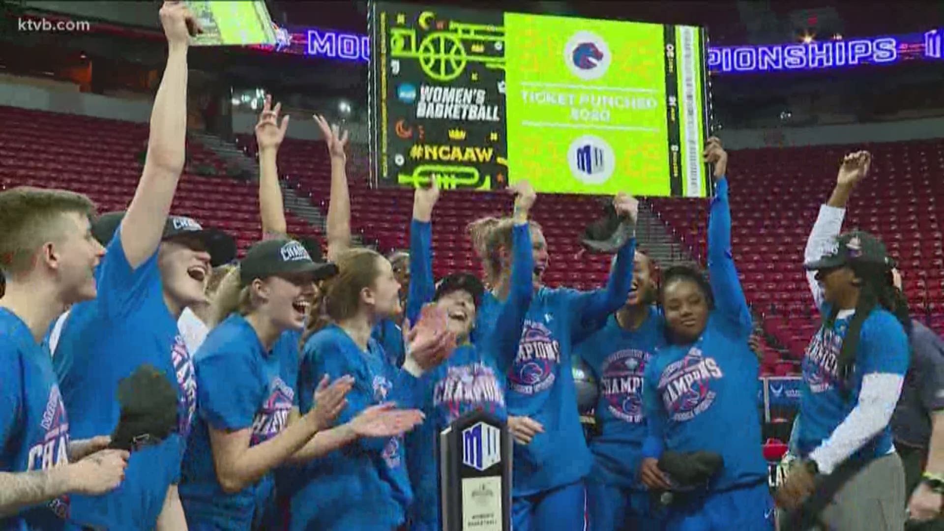 With the win, BSU becomes the first team to qualify for the NCAA Tournament