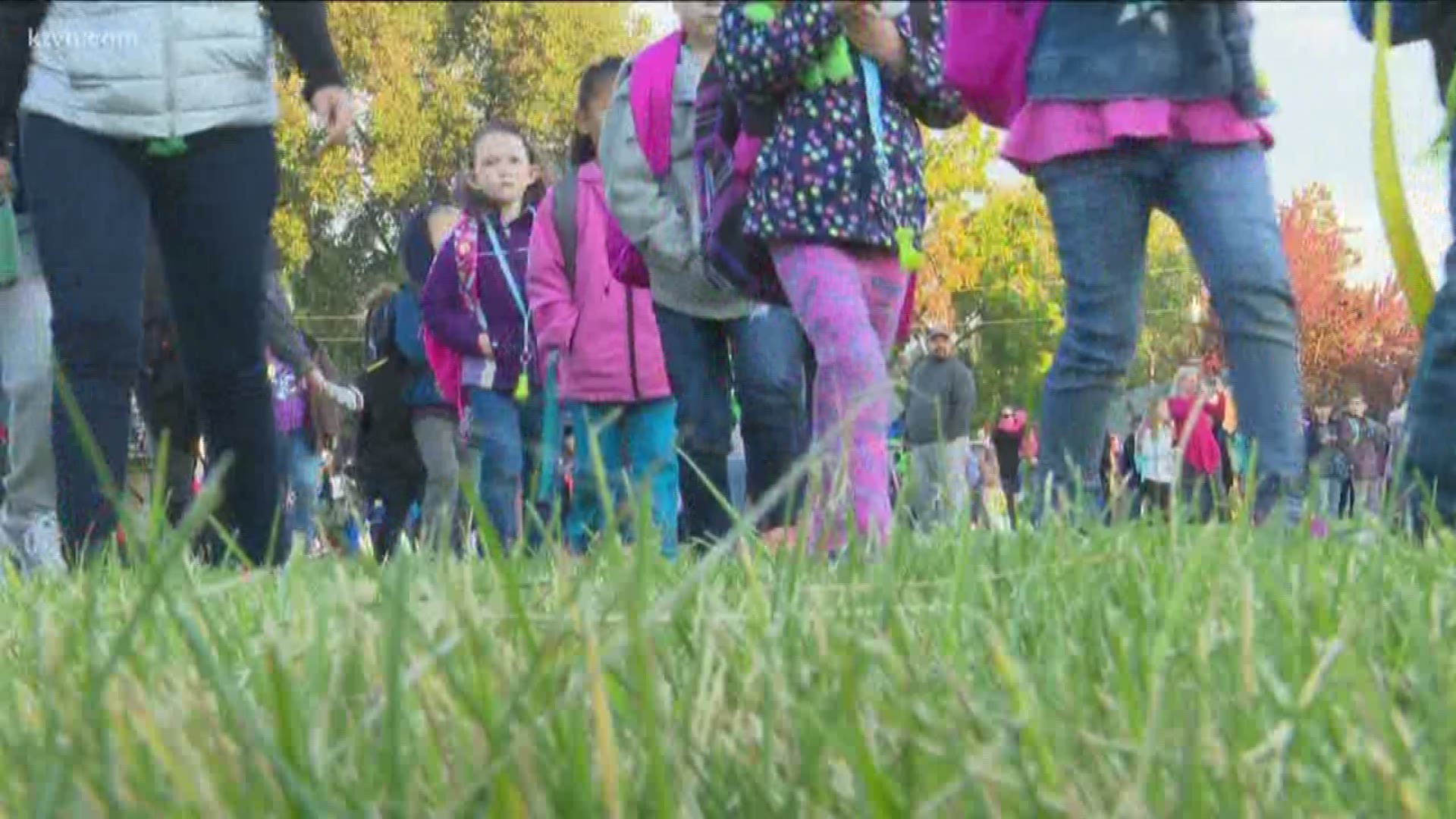 Sherman Elementary Students Participate In Walktober