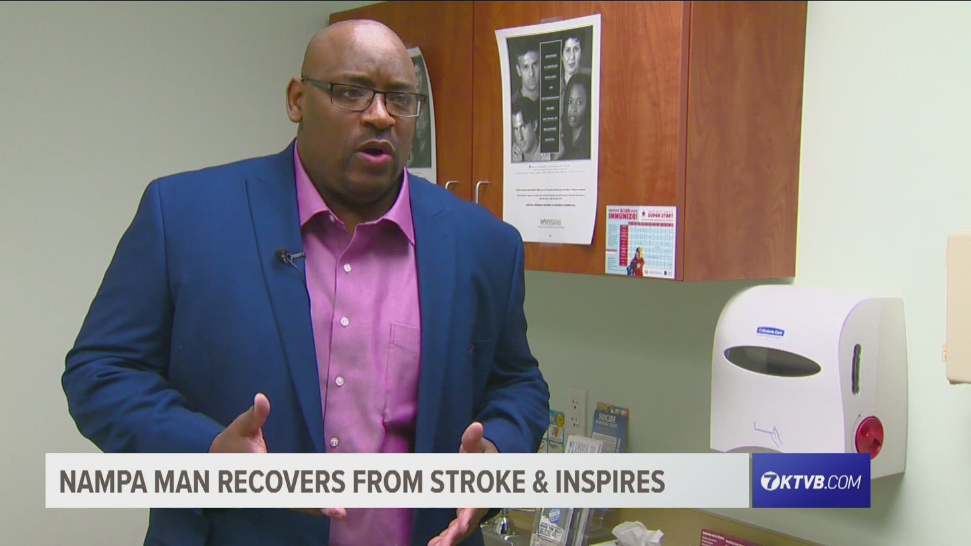 A stroke couldn't hold back this Nampa father and motivational speaker, as it propelled him to tackle new challenges and continue his community outreach.