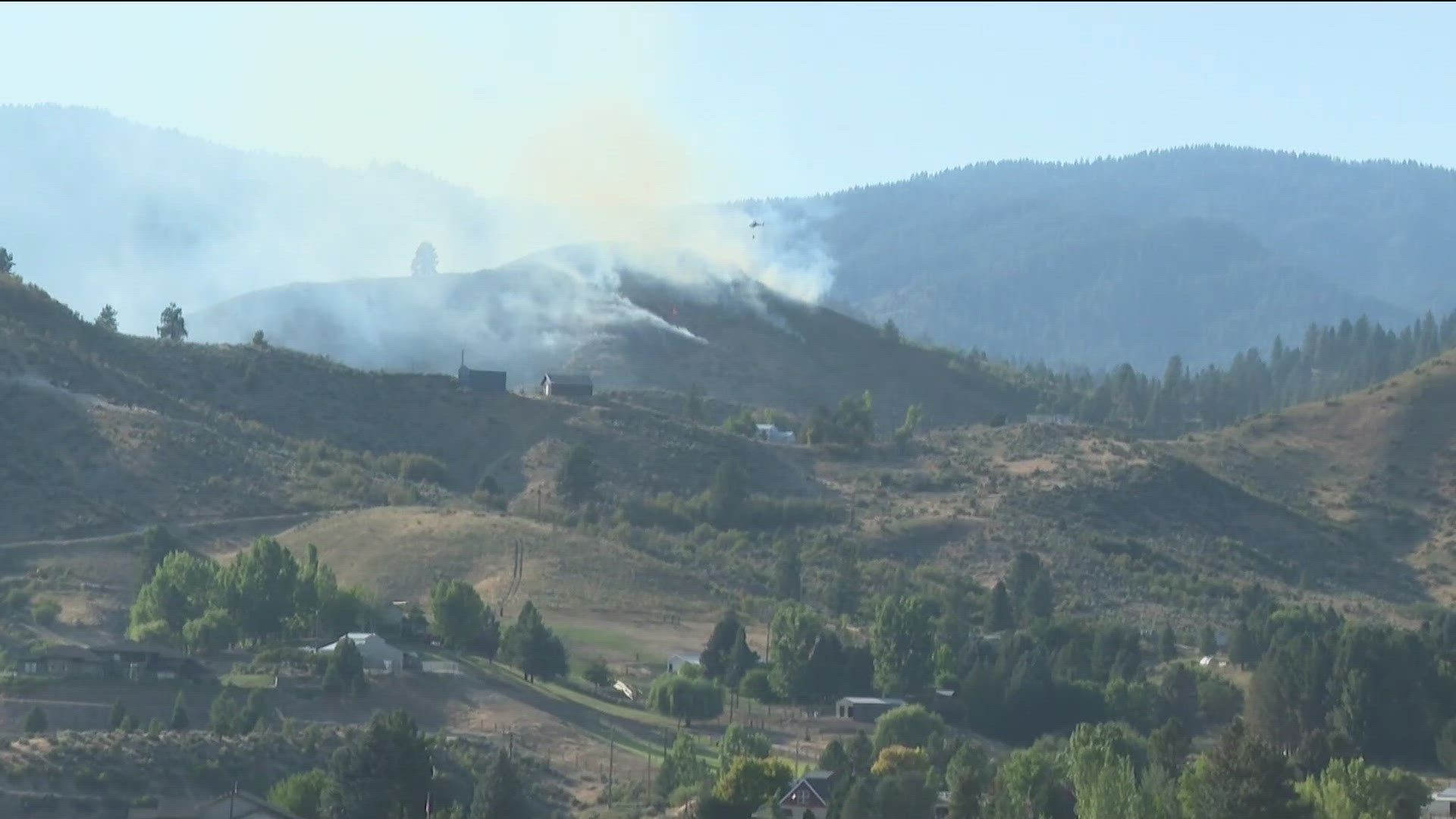 All evacuation notices for the Robie Fire near Robie Creek have been updated to "Level 1," meaning residents should be ready and prepared to evacuate. 
