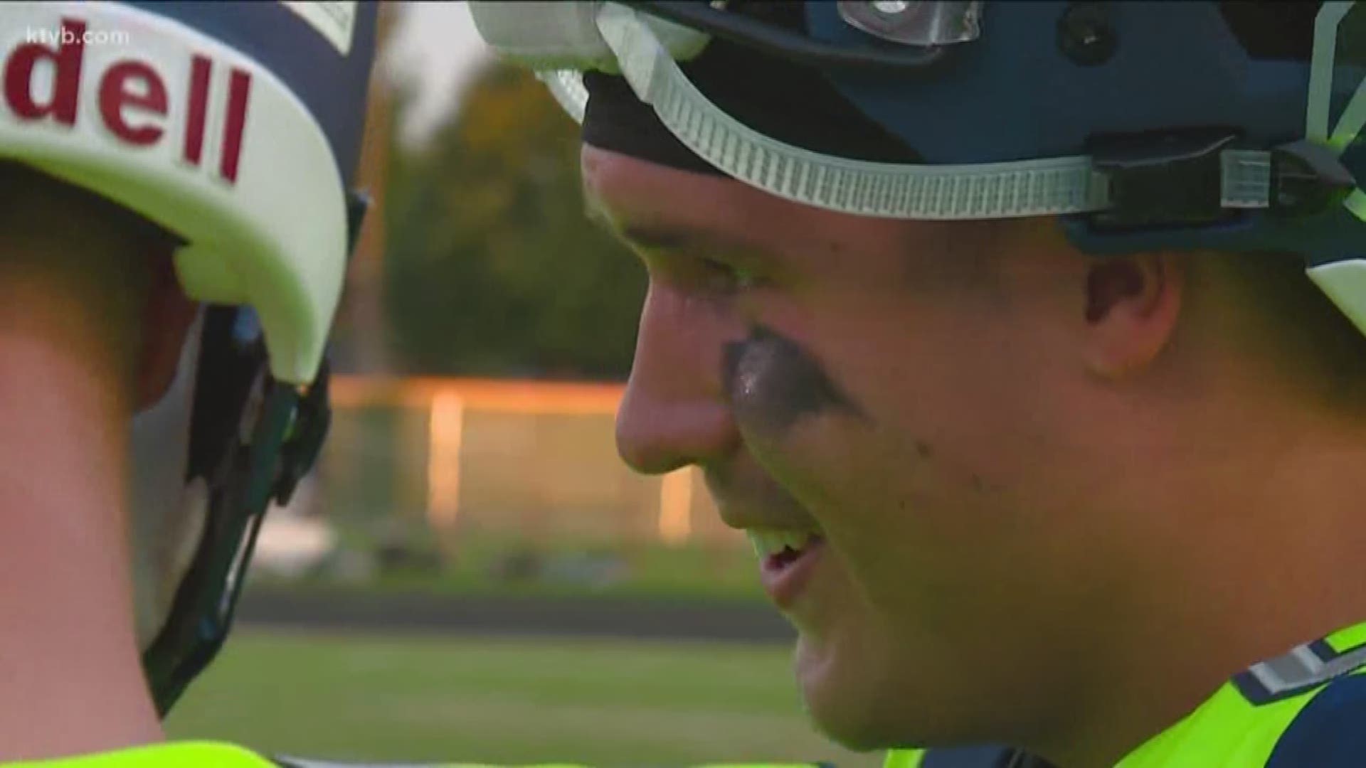 Mountain View's Joey Elwell signed his letter of intent to play football at the University of Montana.