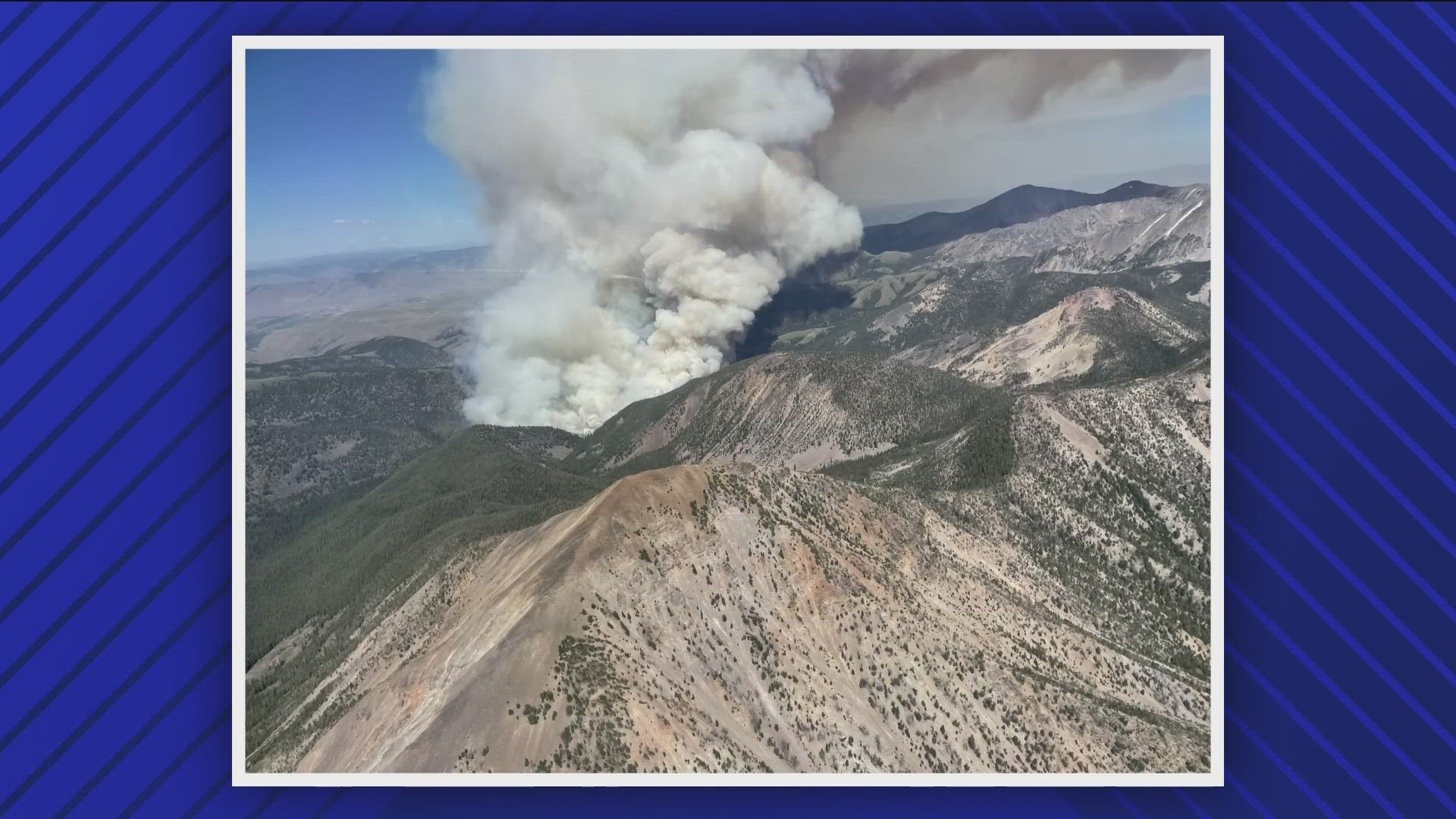 The Hayden Fire is burning south of Salmon and northwest of Leadore. Officials said that the fire line is approximately 12 miles away from Lemhi.