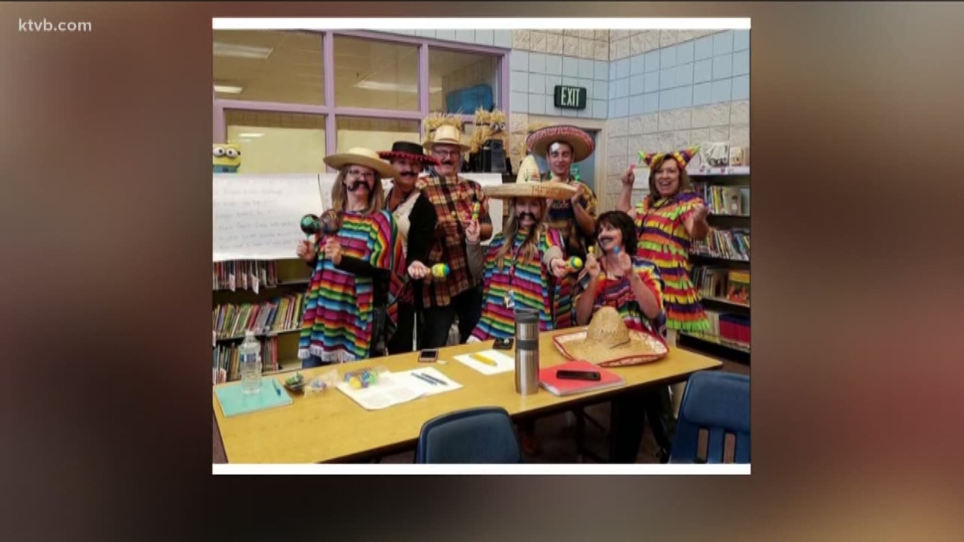 Middleton teachers dress up as Mexicans, border wall