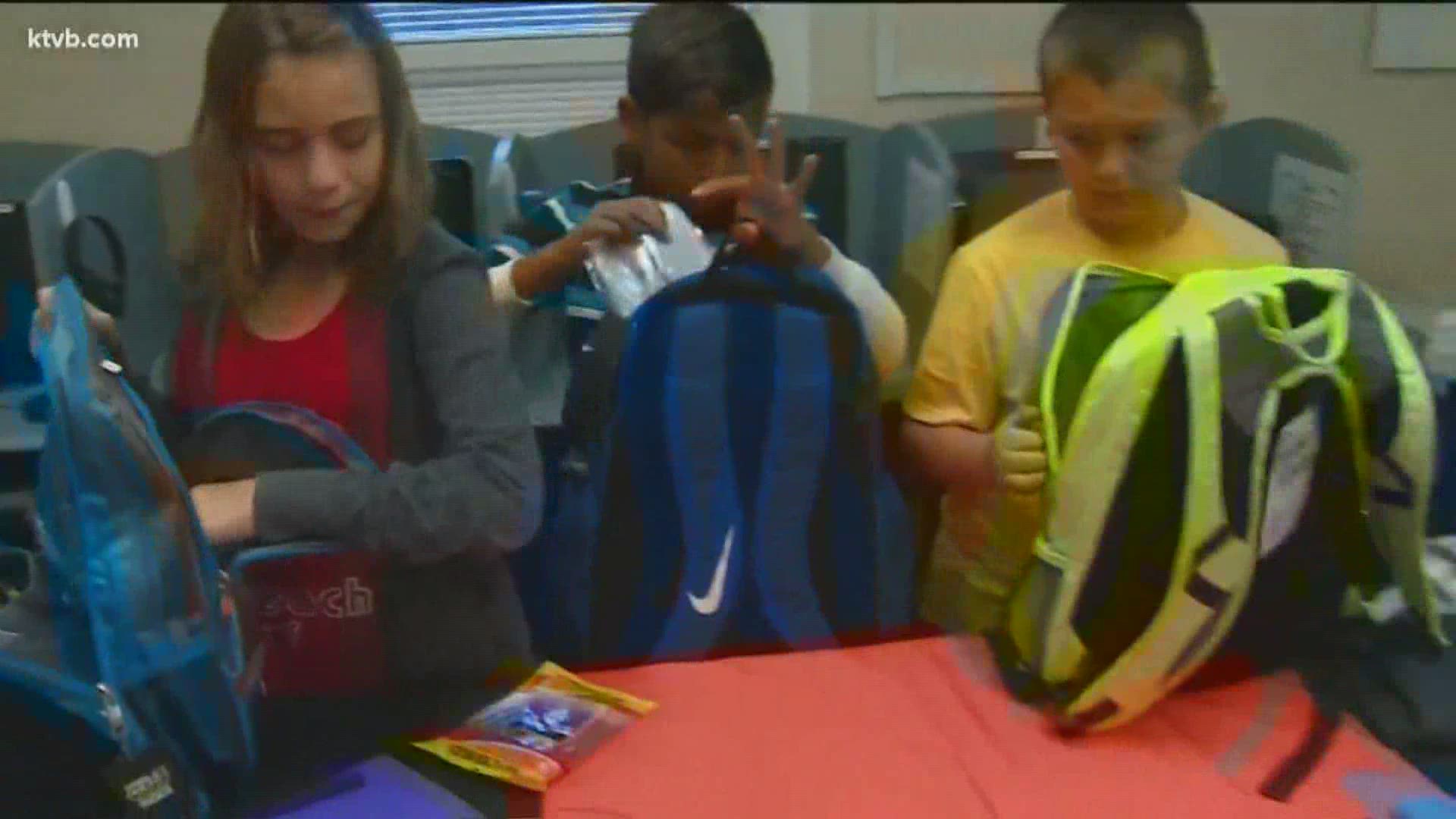 Children served by the Rescue Mission need school supplies.