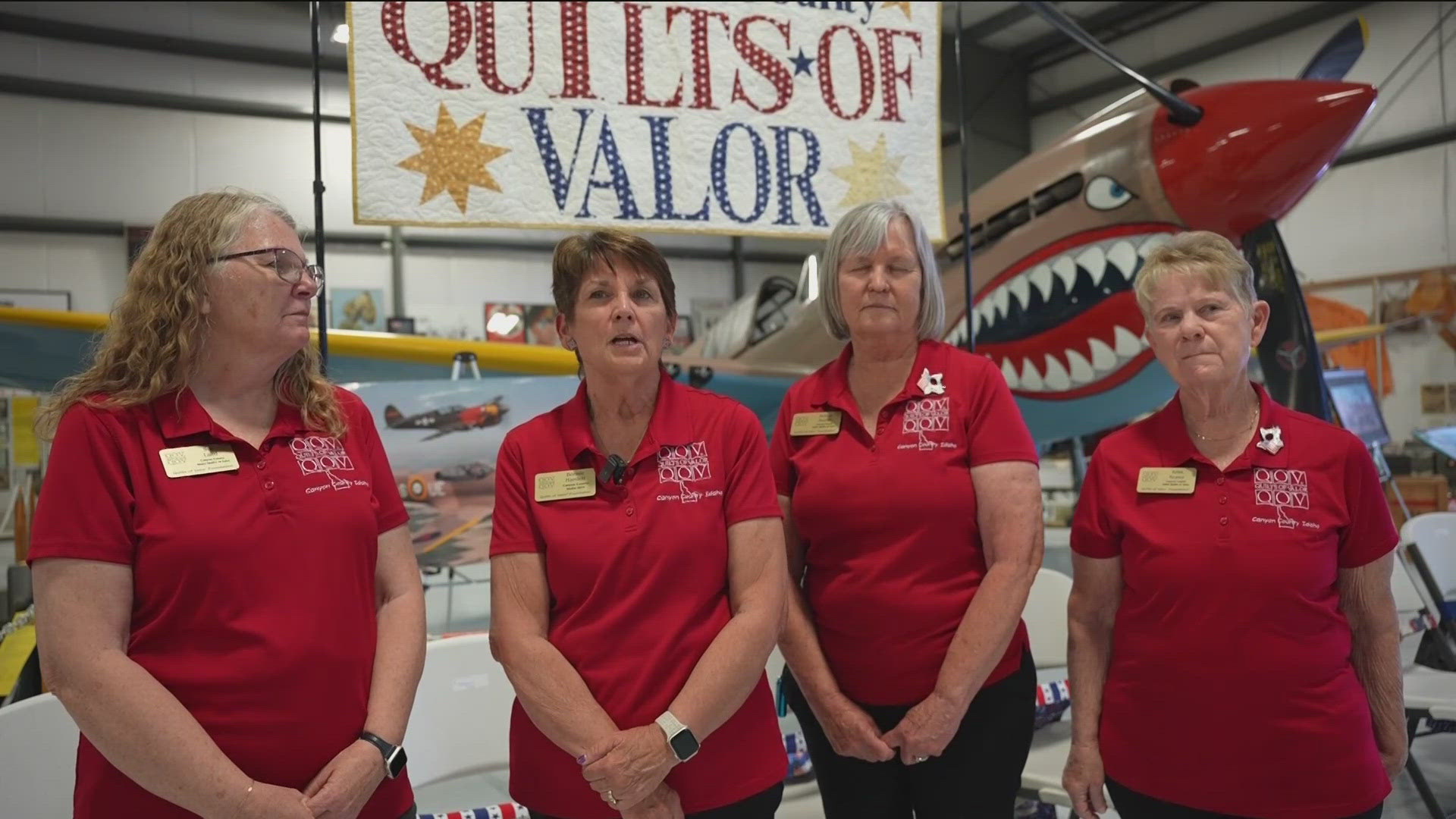 The Canyon County Idaho Quilts of Valor is made up of over 40 volunteers who want to wrap our veterans in comfort and appreciation for their service. 