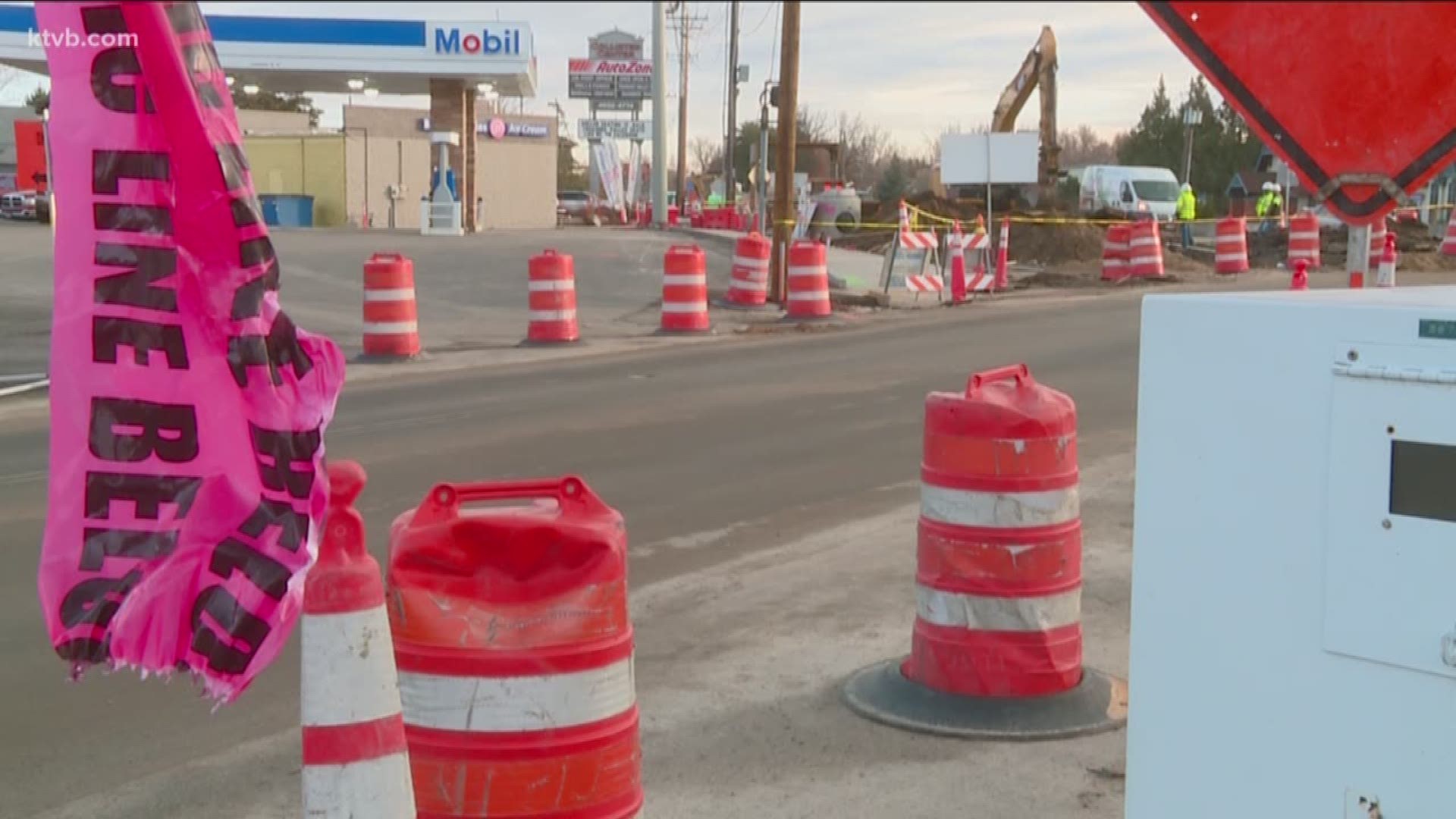 As the major intersection rebuild is underway, some businesses say construction at their front doors is impacting their bottom line or day-to-day operations.