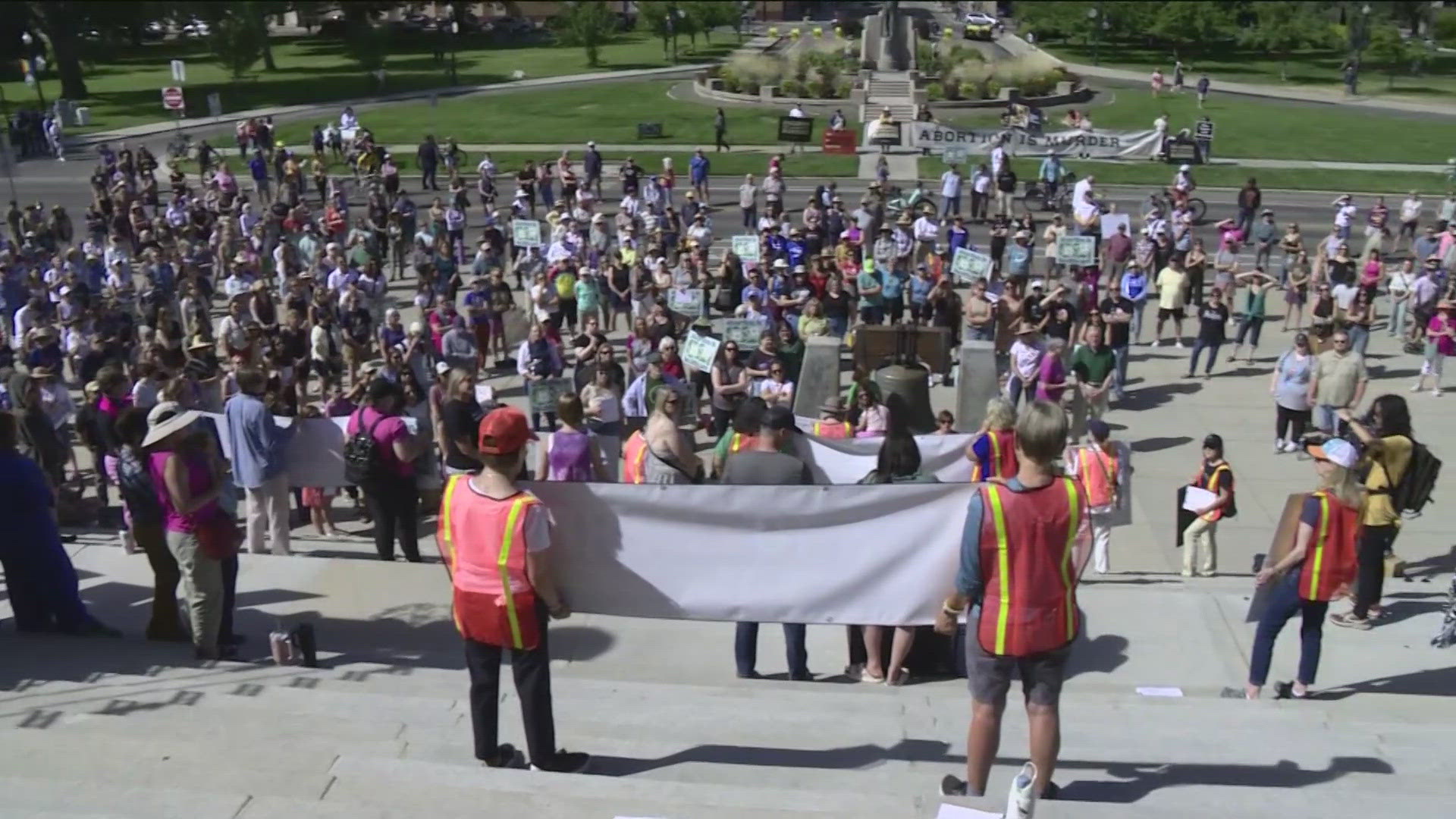 The Rise & Sign Rally marked the beginning of a statewide effort to collect signatures to qualify the "Reproductive Freedom & Privacy Act"