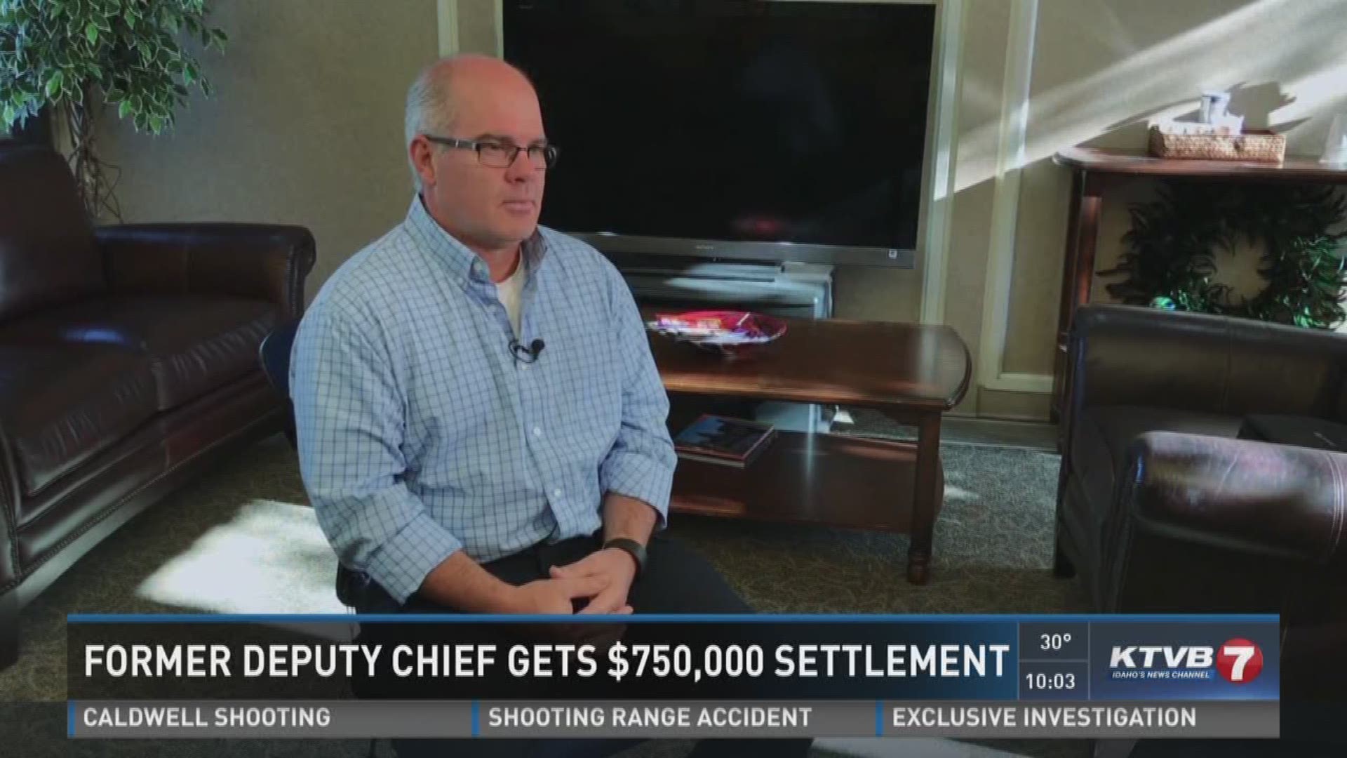 Former deputy chief gets $750,000 settlement.