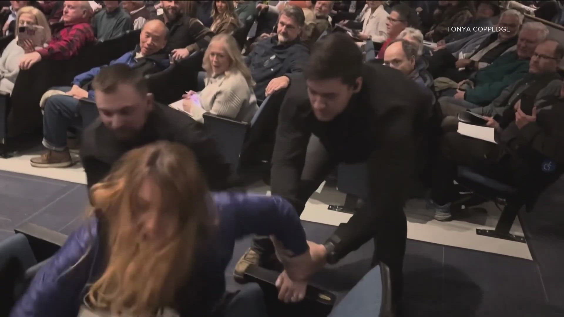 Town Hall Meeting in Coeur d'Alene Descends into Violence - KTVB News