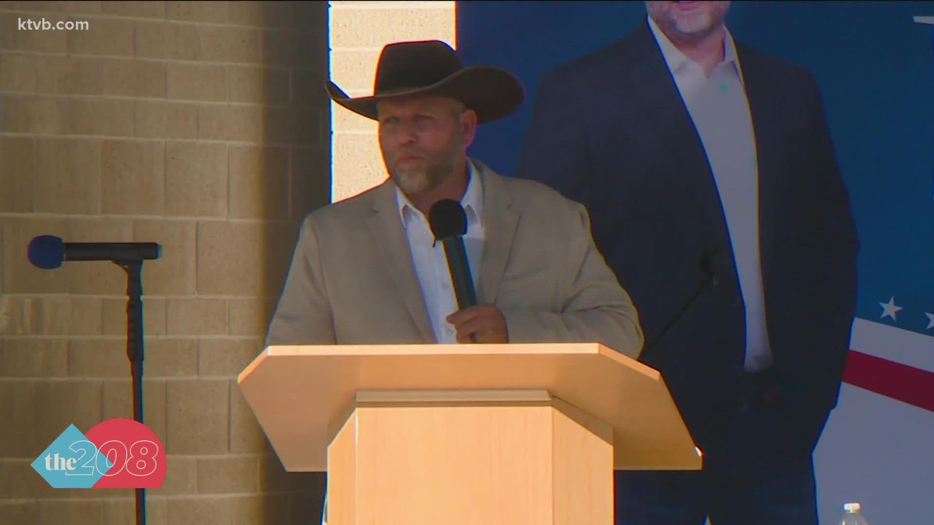 Ammon Bundy said Thursday that he won't run as a Republican, and he's not endorsing anyone in the upcoming primary.