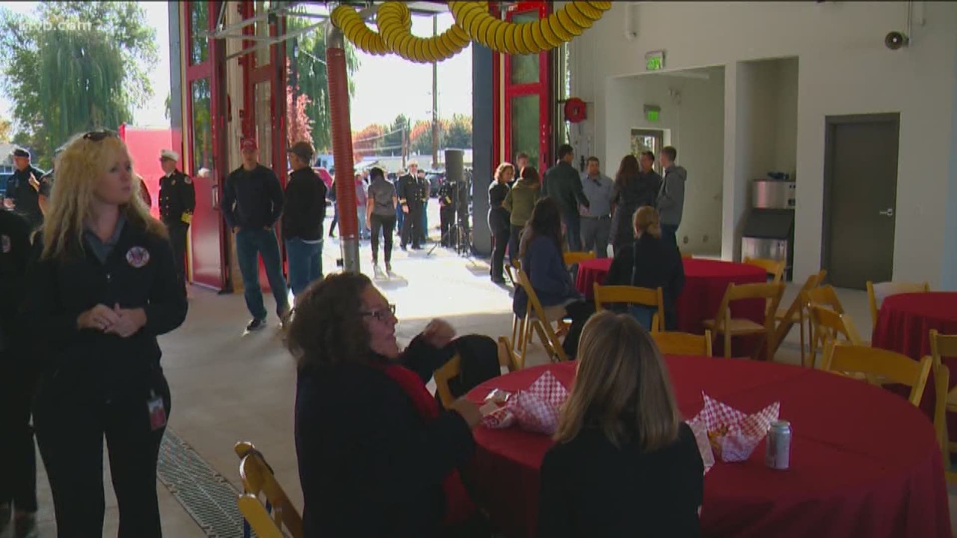 Boise Fire Chief Dennis Doan says this station is a lot different from the old one because it is more energy efficient.