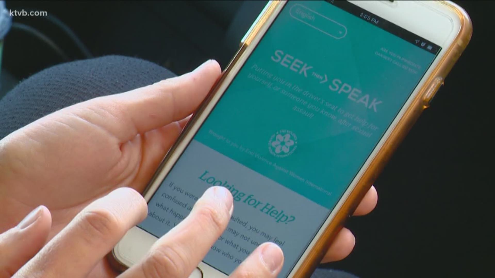 The Nampa Police Department is trying to get the word out about the "Seek Then Speak" app.