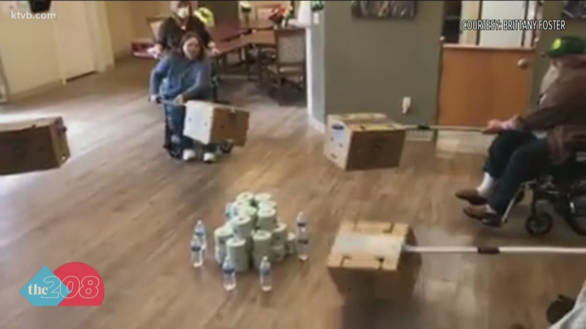 A group of seniors at a retirement home in Boise decided to have a little fun while in quarantine.