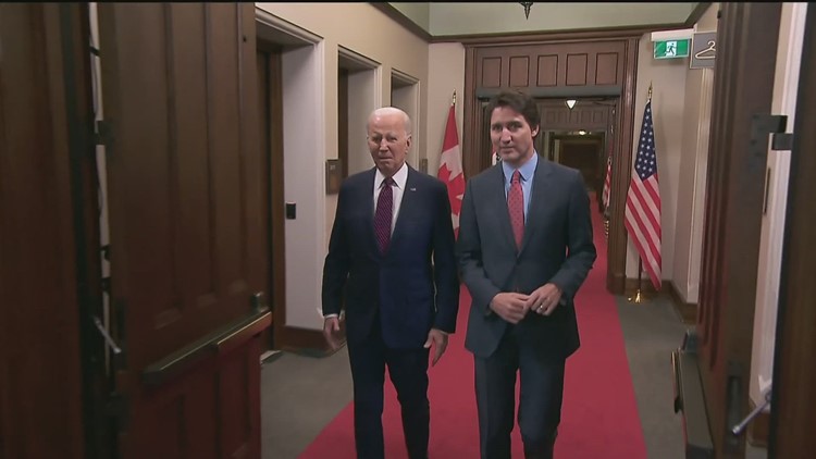 Biden, Trudeau celebrate US-Canada relations