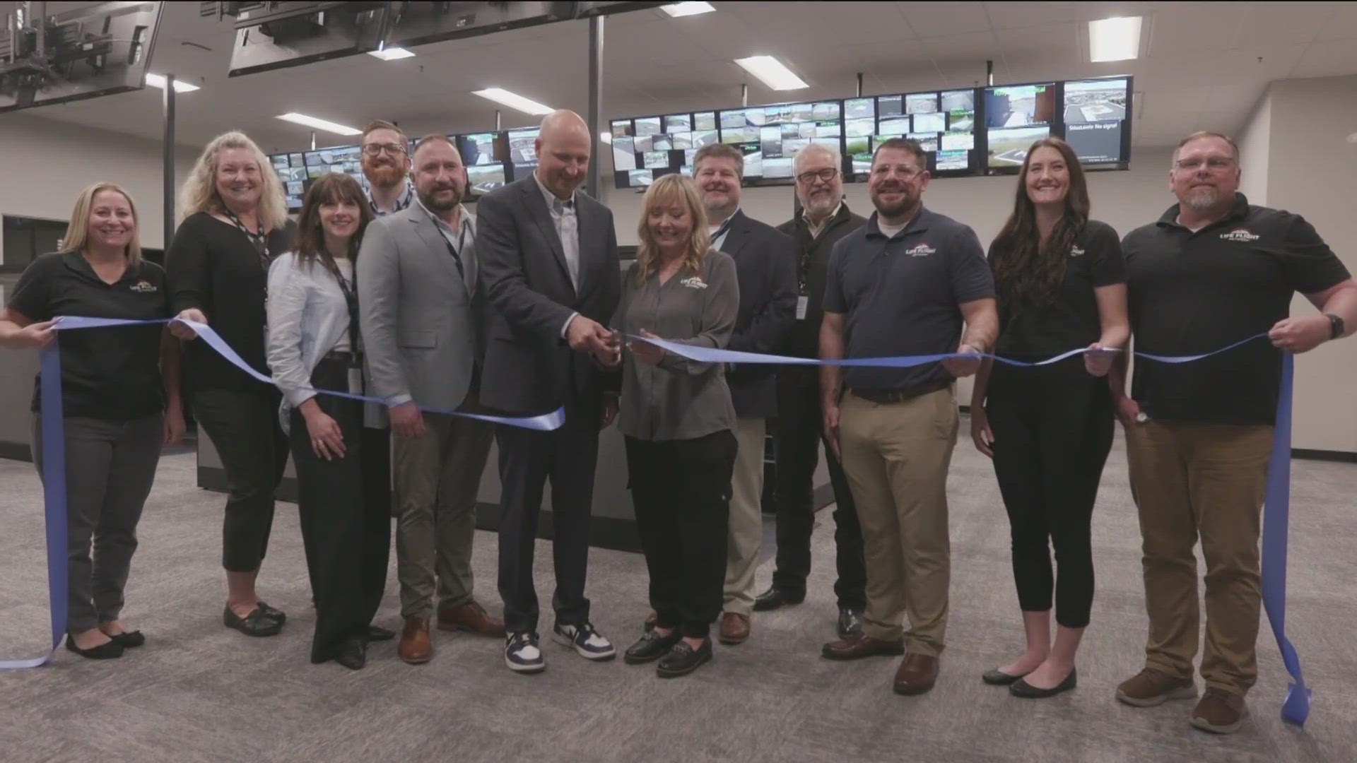 Life Flight Network, an air ambulance provider, held a ribbon-cutting ceremony Wednesday, marking the first day of its  in the Treasure Valley. 