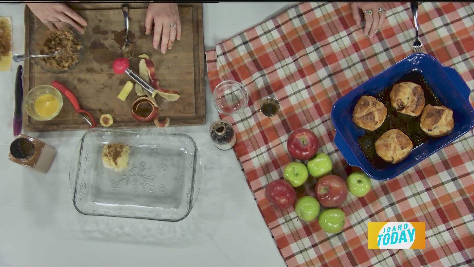 Angie the Pie Lady makes apple dumplings