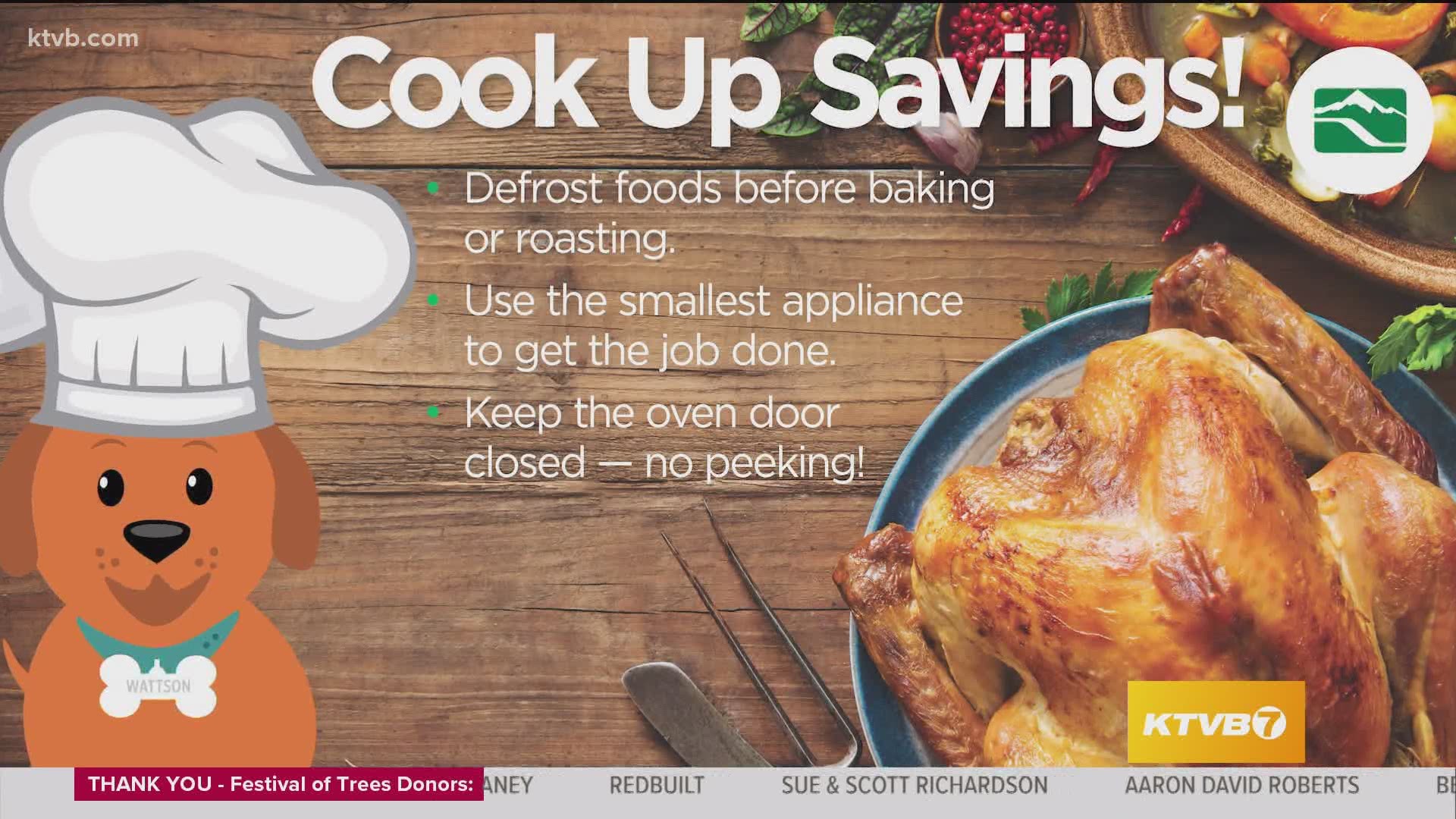 Danielle with Idaho Power gives us tips on how to save energy & money in the kitchen during the Holiday season.