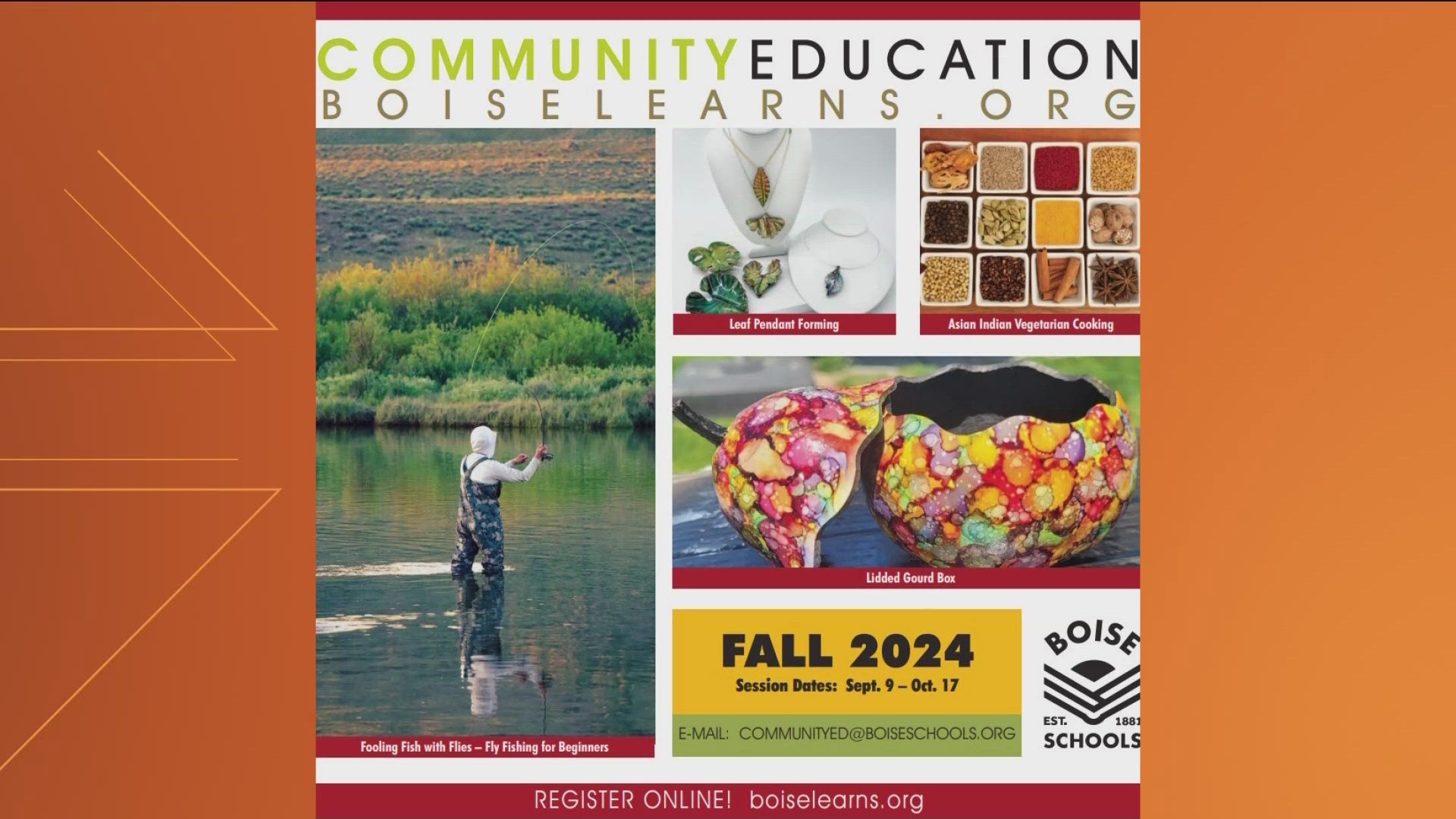 Boise School District's Public Affairs Administrator, Dan Hollar, discusses the district's community education program.