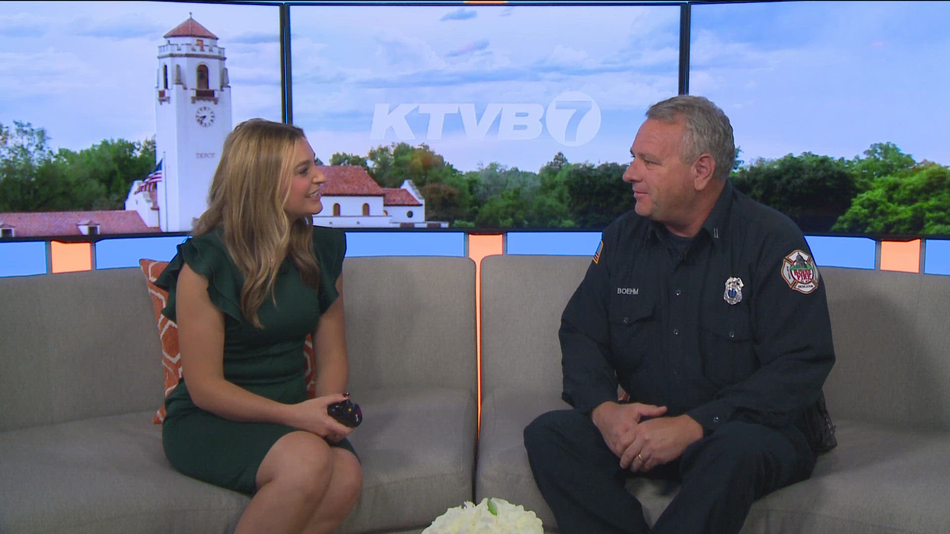 Captain Roy Boehm with the Boise Fire Department joins KTVB to discuss the risks batteries pose during 2025 Fire Prevention Week. 